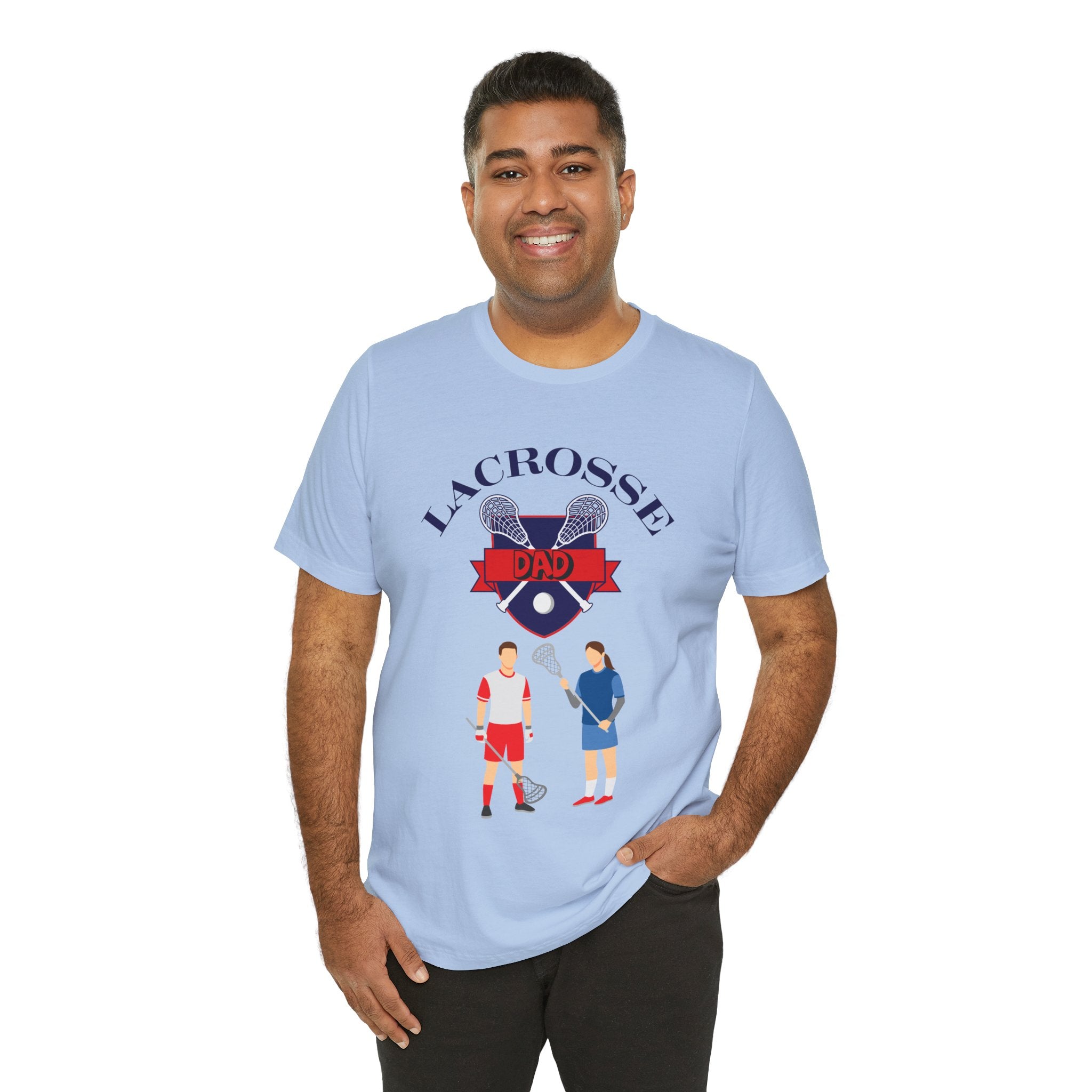 Adult Dad Lacrosse Graphic T-Shirt