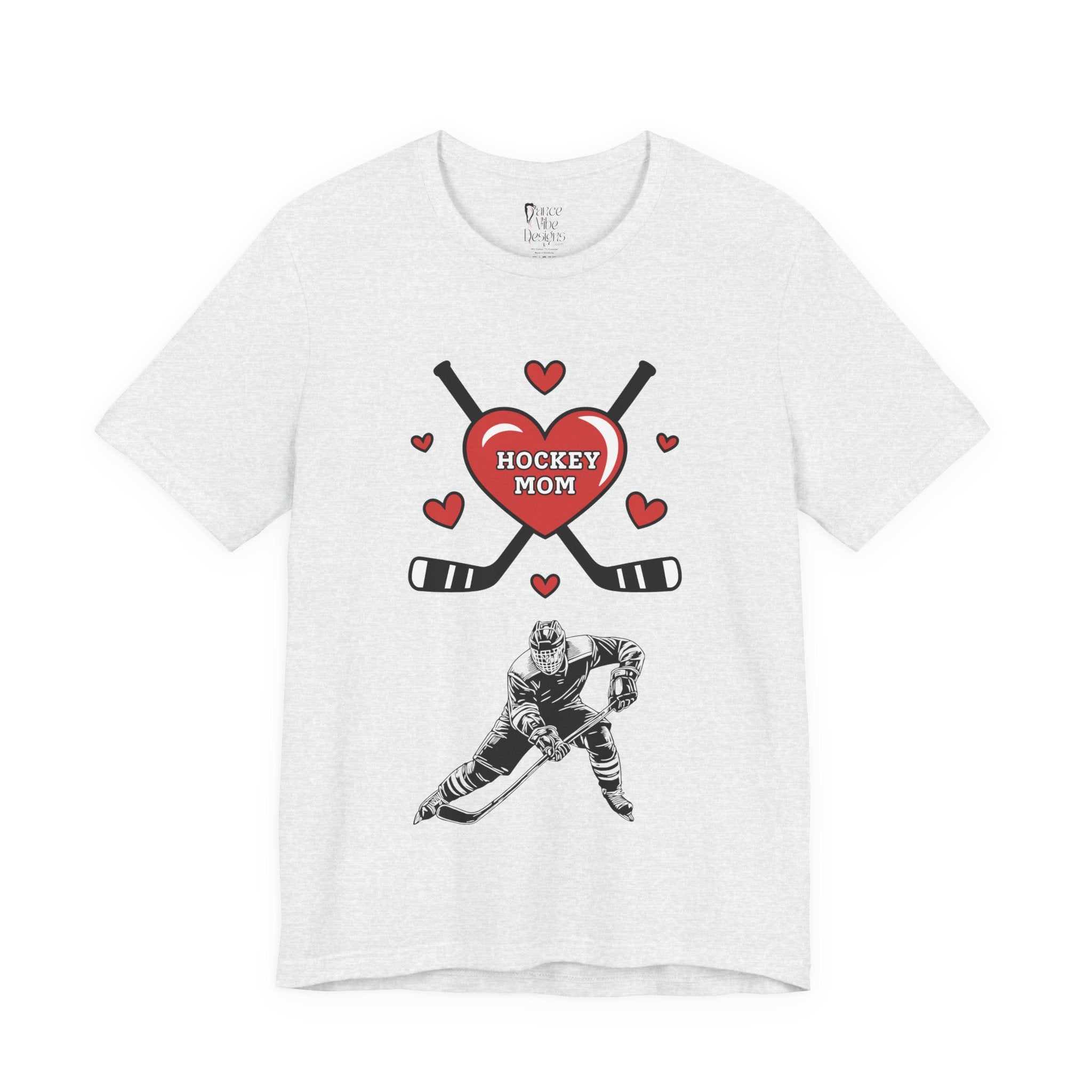 Adult Mom Hockey Son Graphic T-Shirt