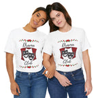 Adult Drama Club Masks Roses Graphic T-Shirt