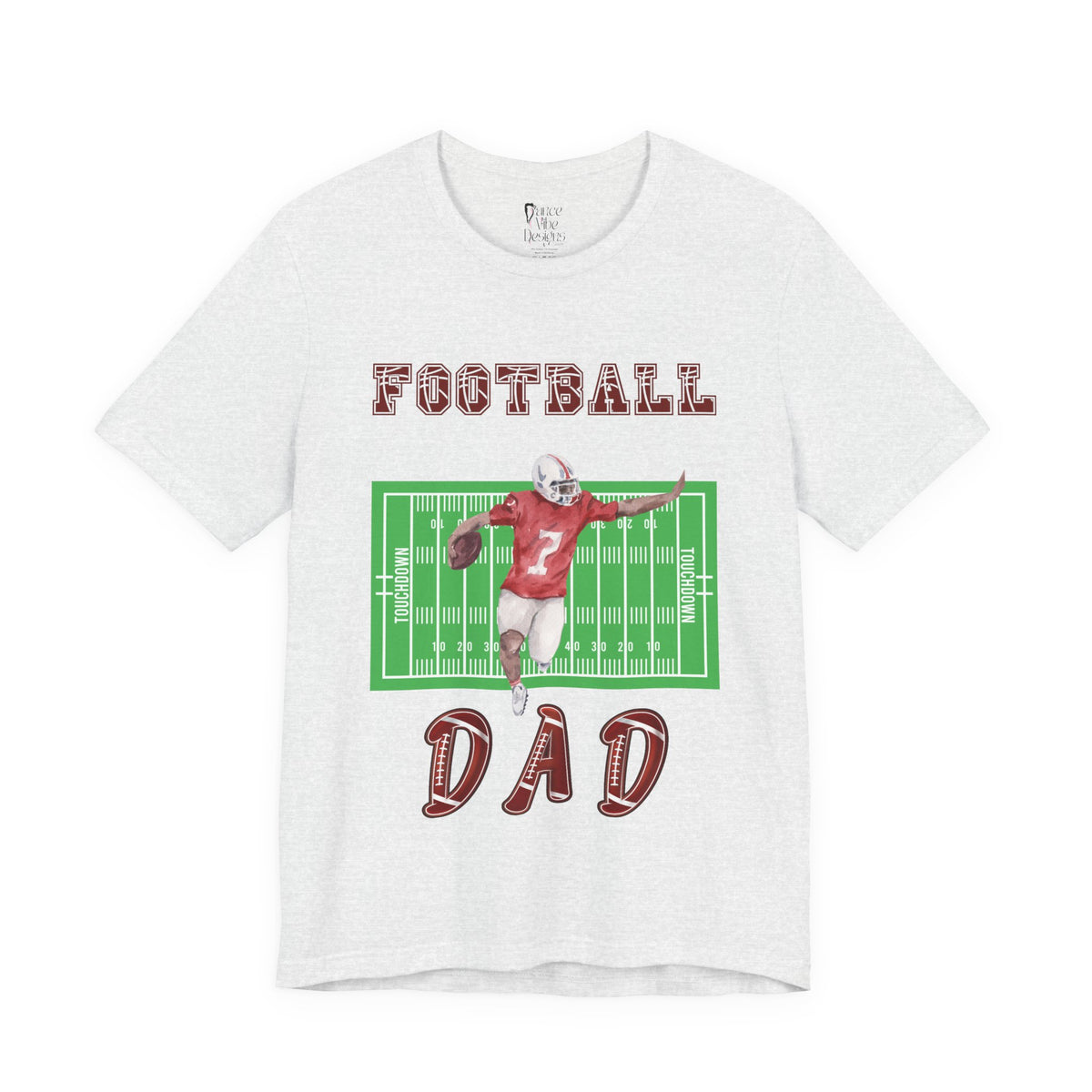 Adult Dad Football Graphic T-Shirt