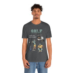 Adult Golf Hit 'Em Long Graphic T-Shirt