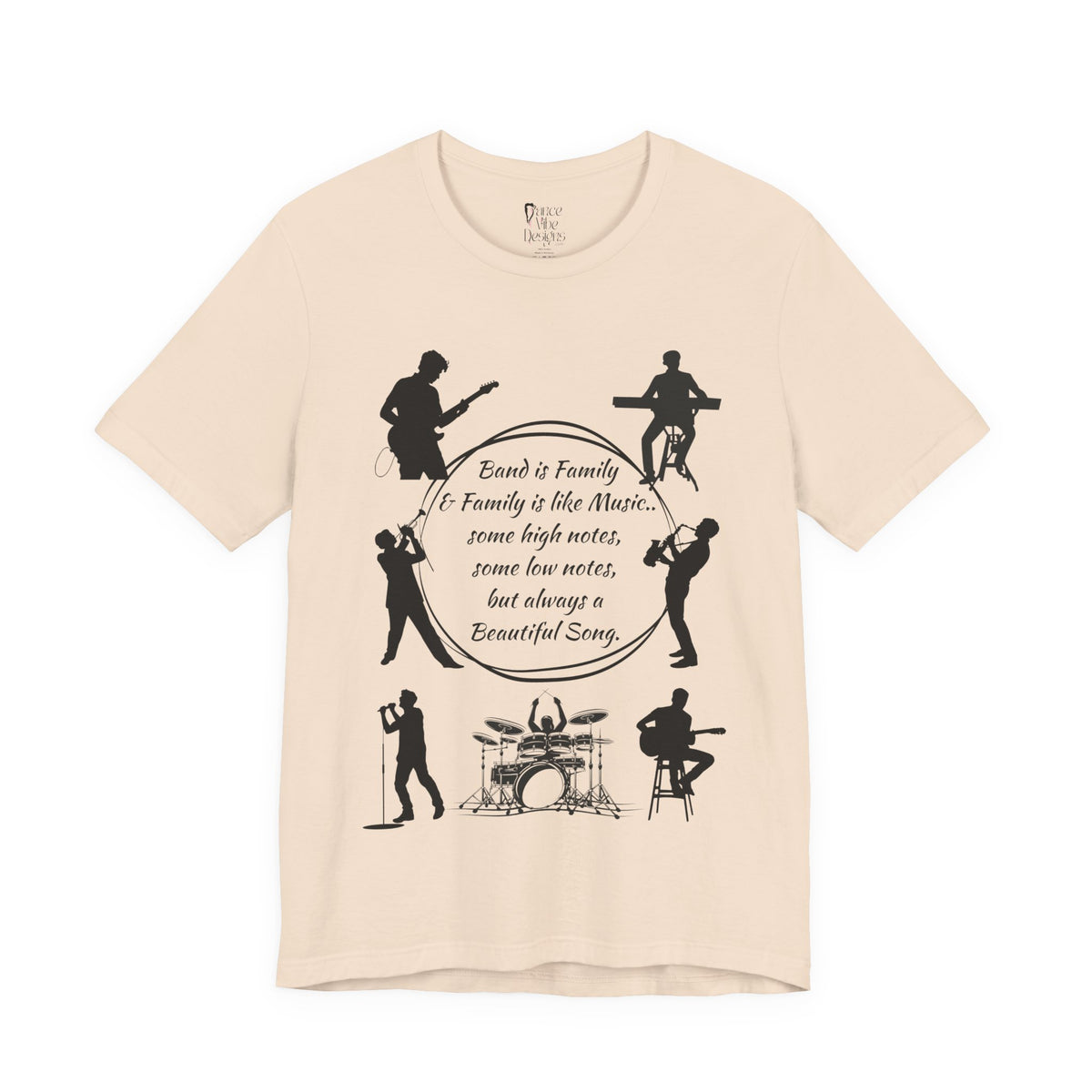 Adult Band Is Family Graphic T-Shirt