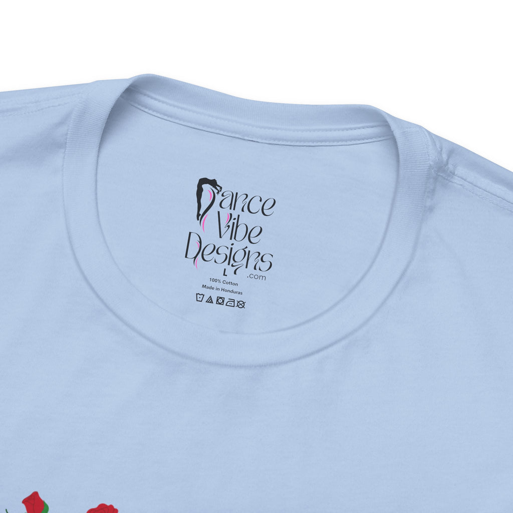 Adult Drama Club Masks Roses Graphic T-Shirt