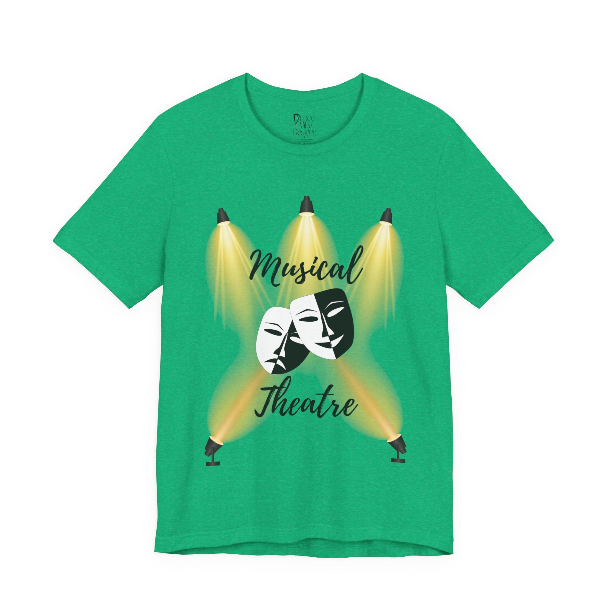 Adult Musical Theater Spotlight Graphic T-Shirt
