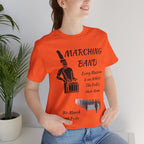 Adult Marching Band We March With Pride Graphic T-Shirt