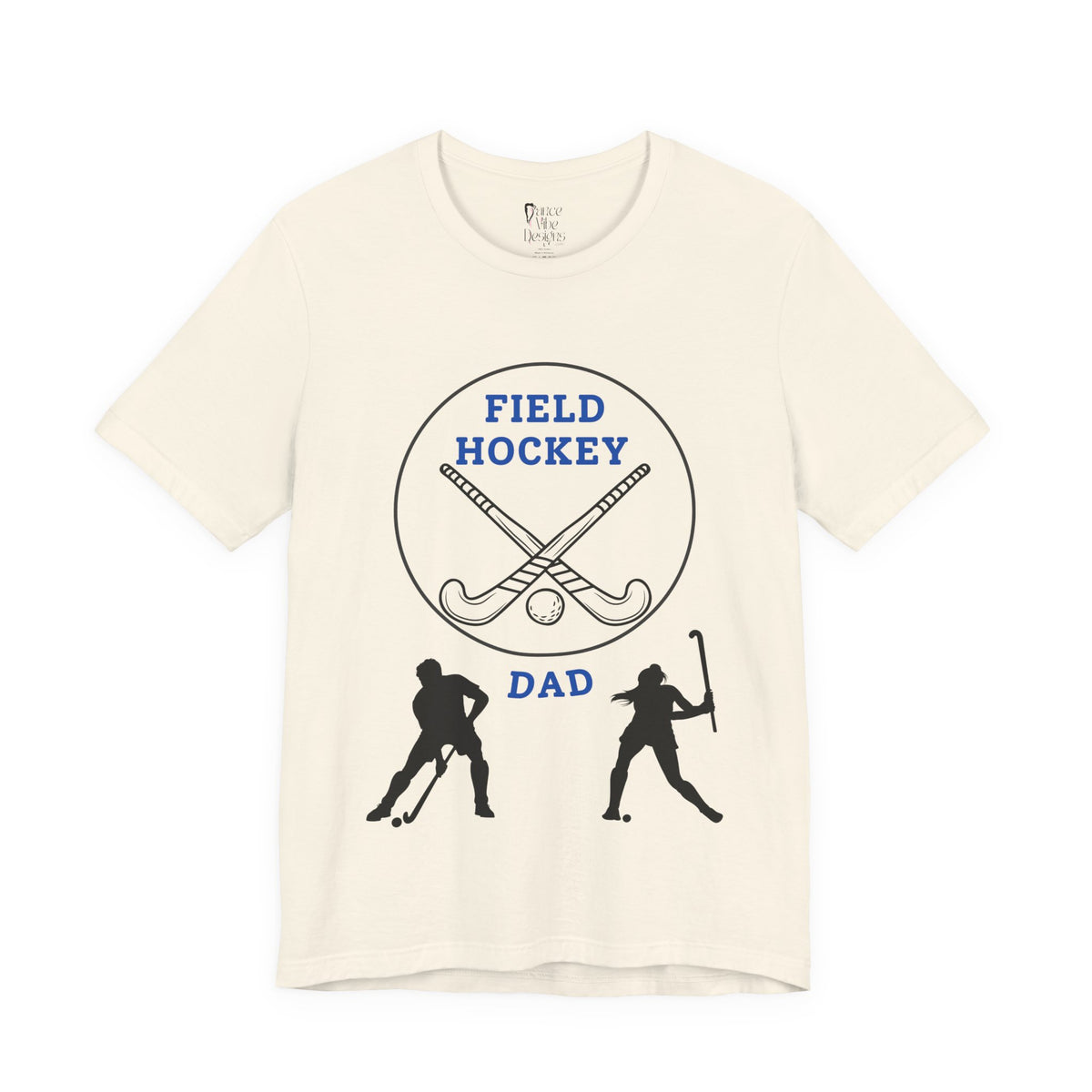 Adult Dad Field Hockey Graphic T-Shirt