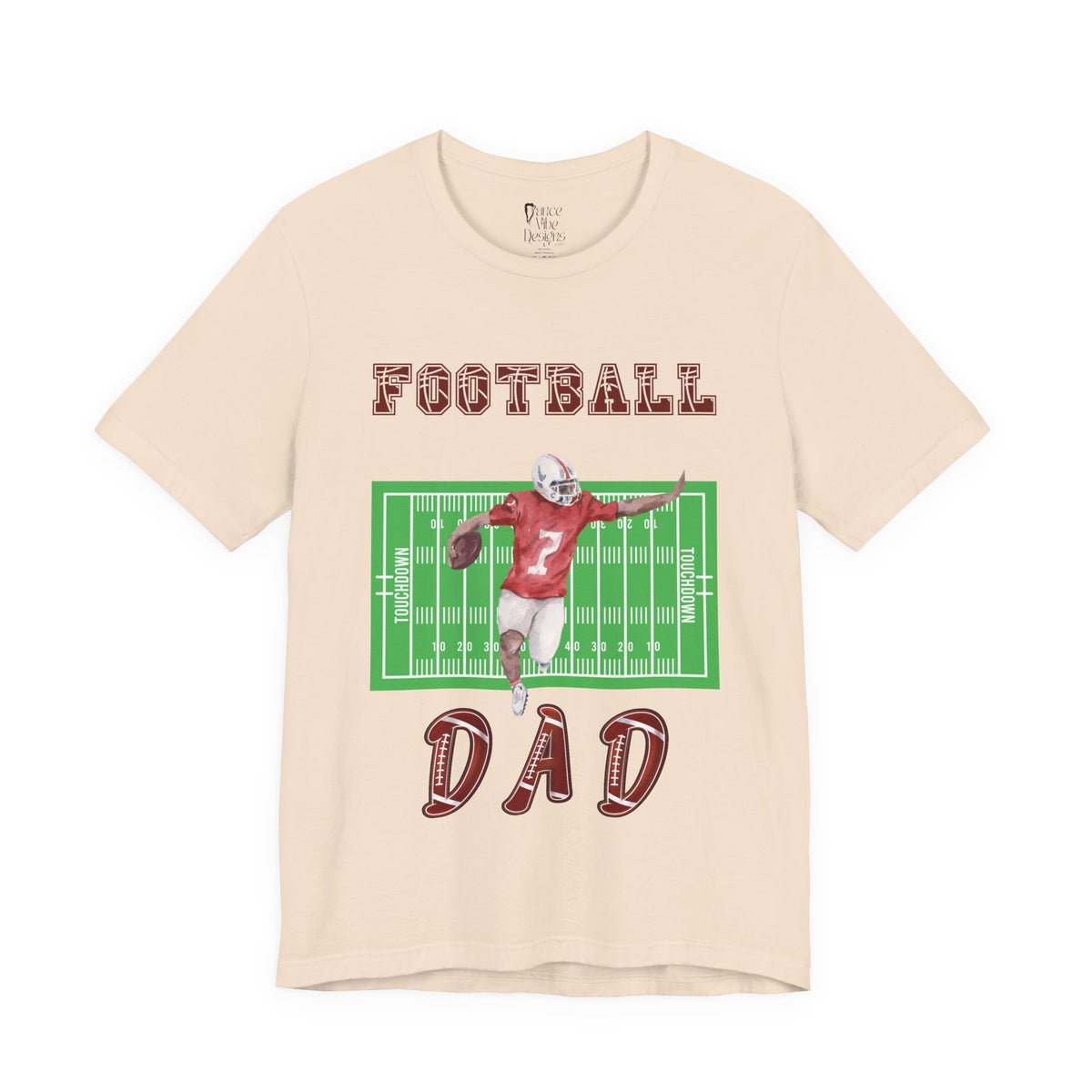 Adult Dad Football Graphic T-Shirt