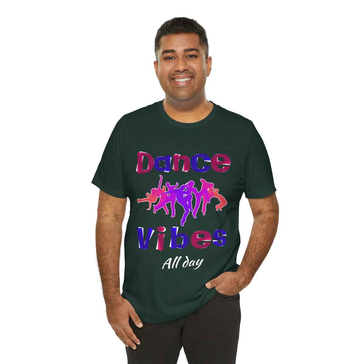 Adult Dance Vibes All Day Graphic T-Shirt