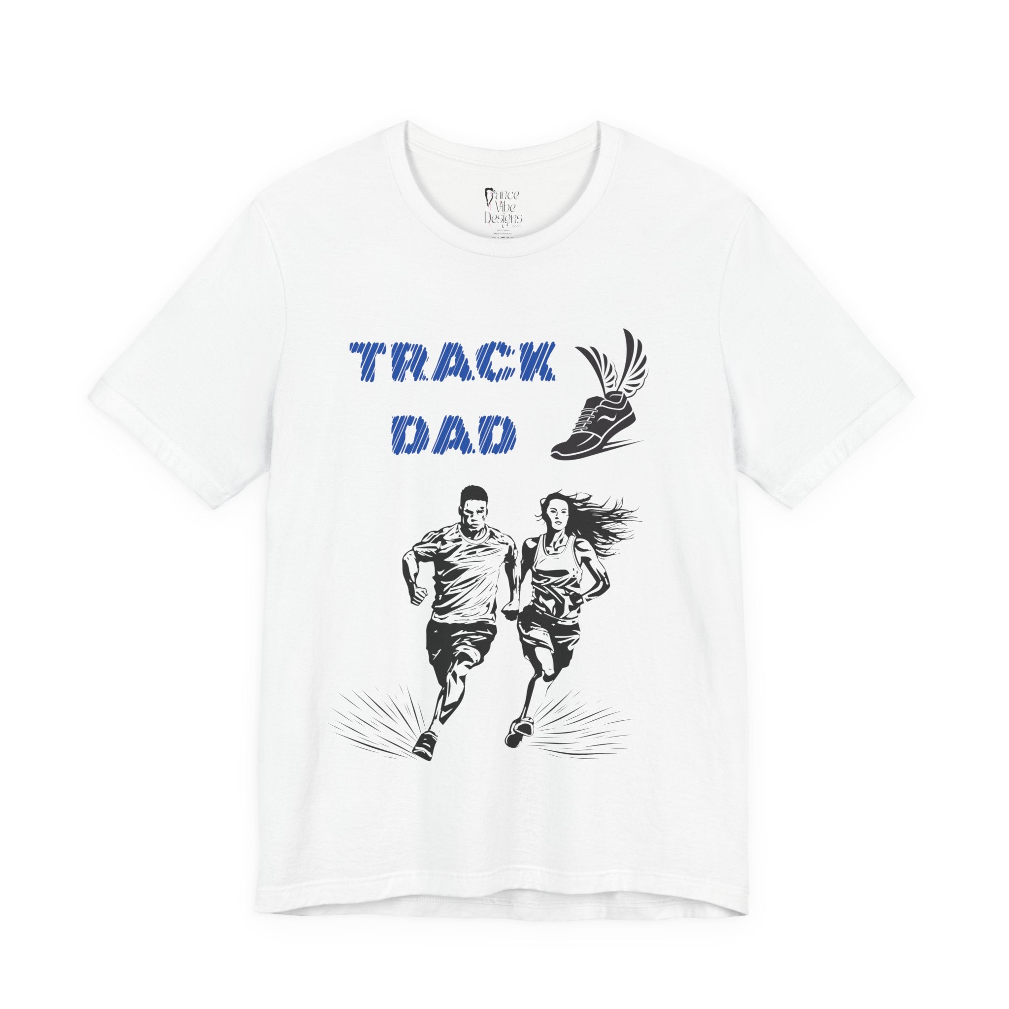 Adult Dad Track Graphic T-Shirt