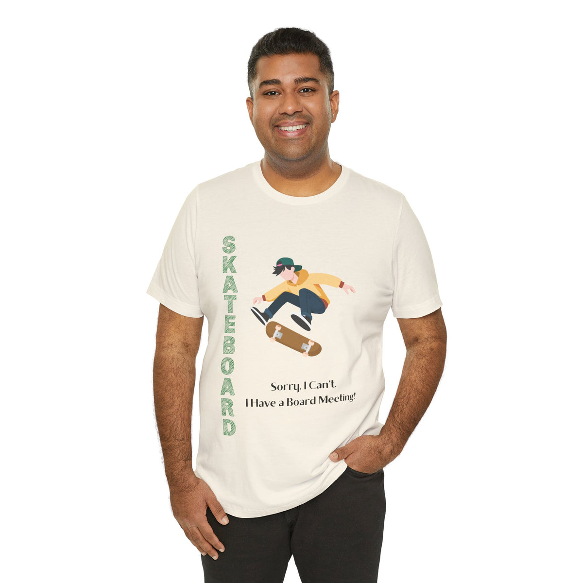 Adult Skateboard Male Graphic T-Shirt
