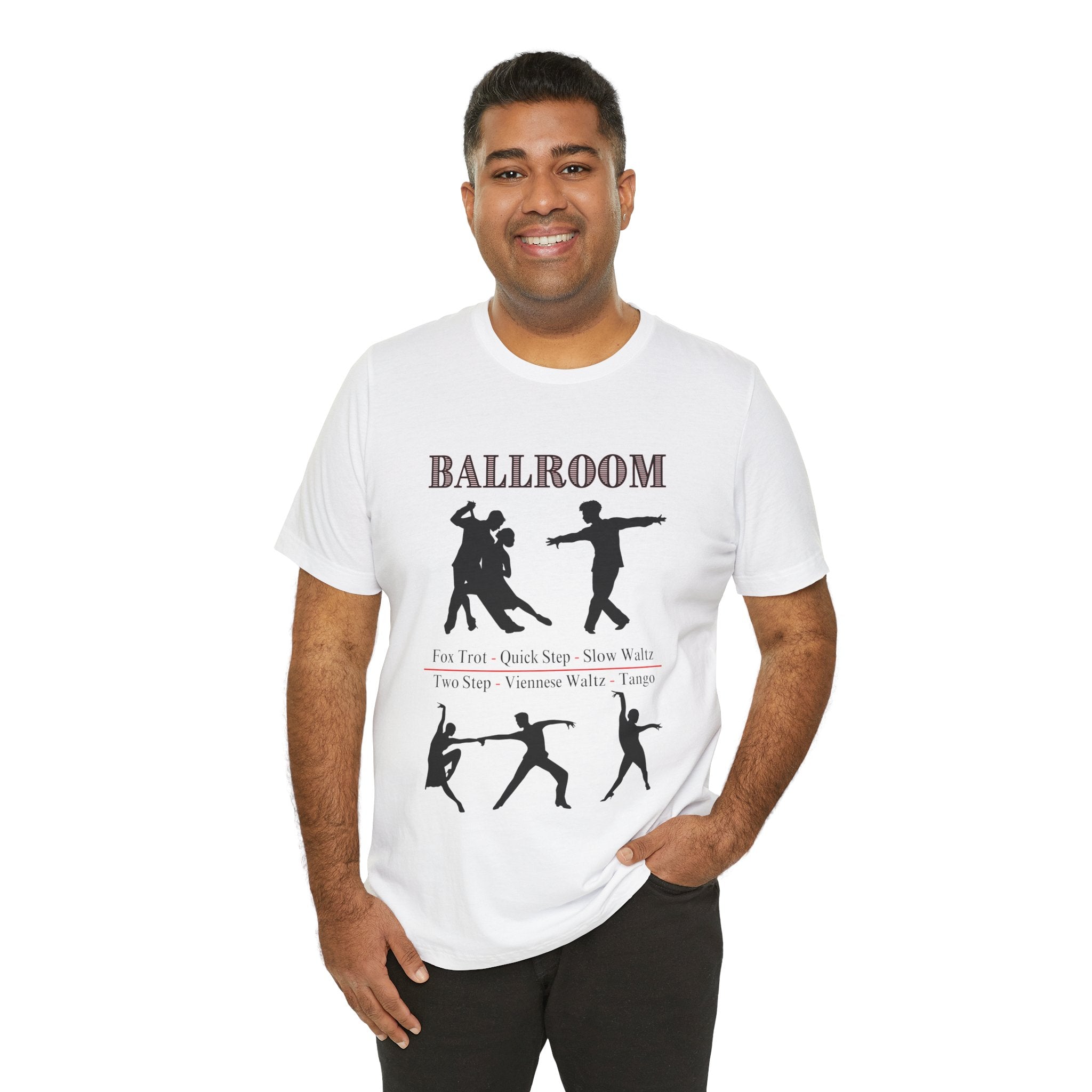 Adult Ballroom Latin Dancers Graphic T-Shirt