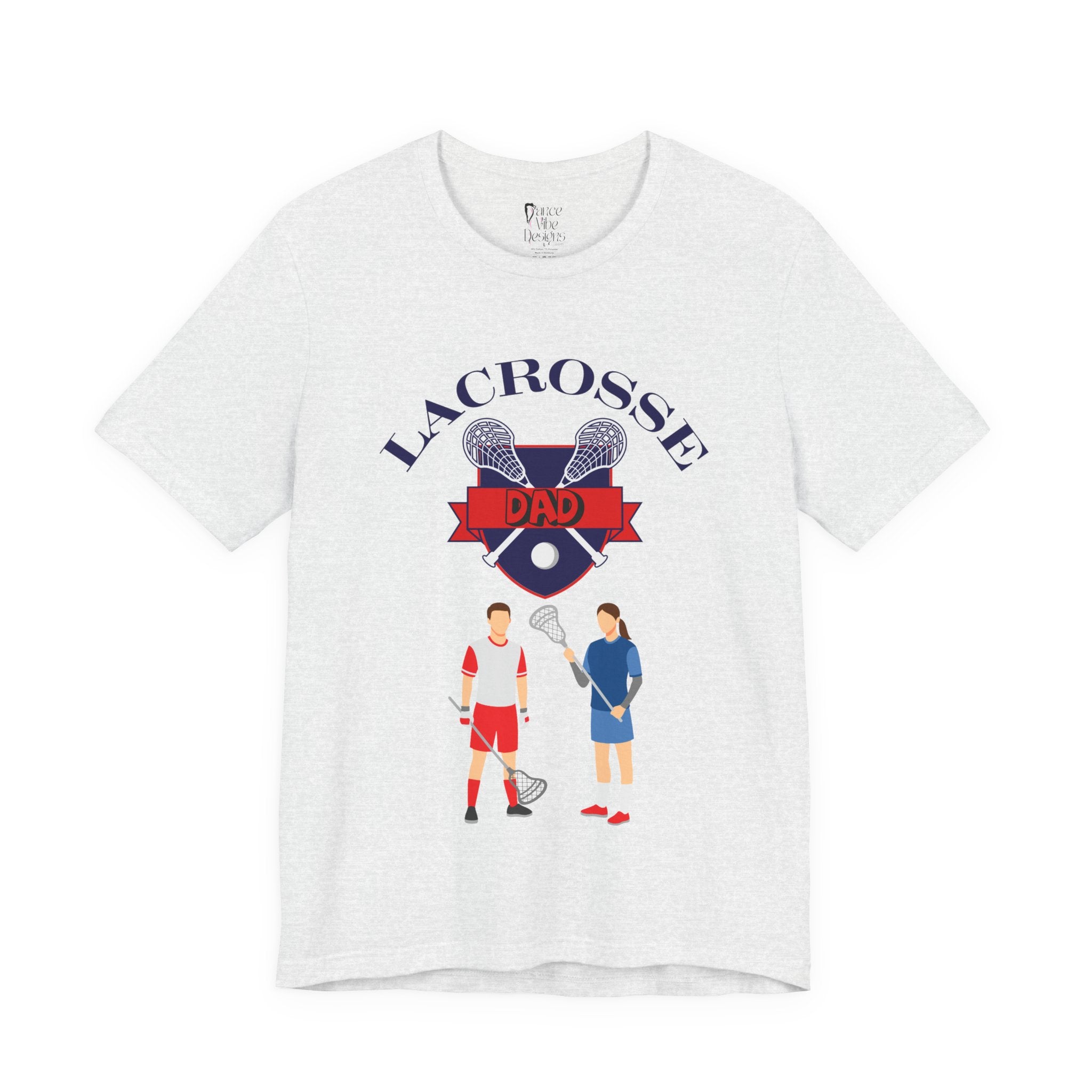 Adult Dad Lacrosse Graphic T-Shirt