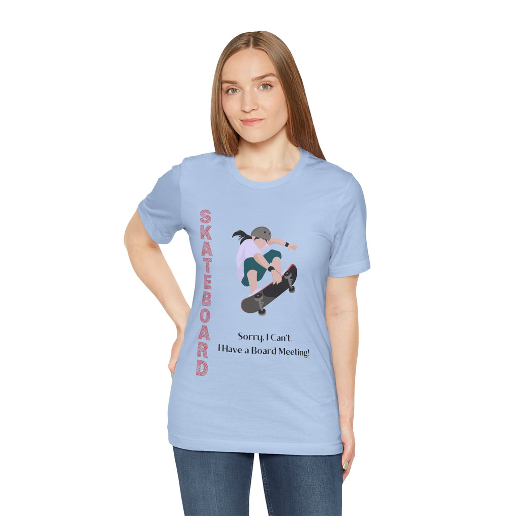 Adult Skateboard Female Graphic T-Shirt