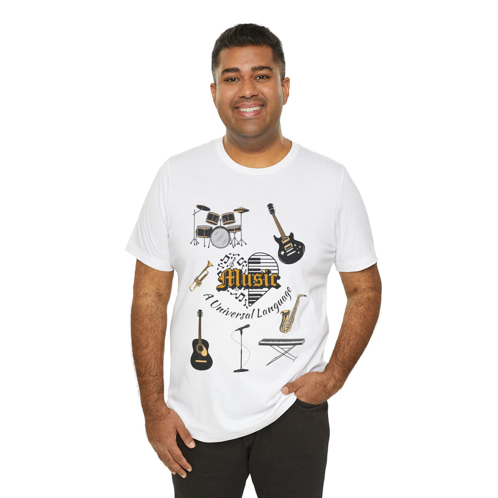 Adult Music A Universal Language Graphic T-Shirt