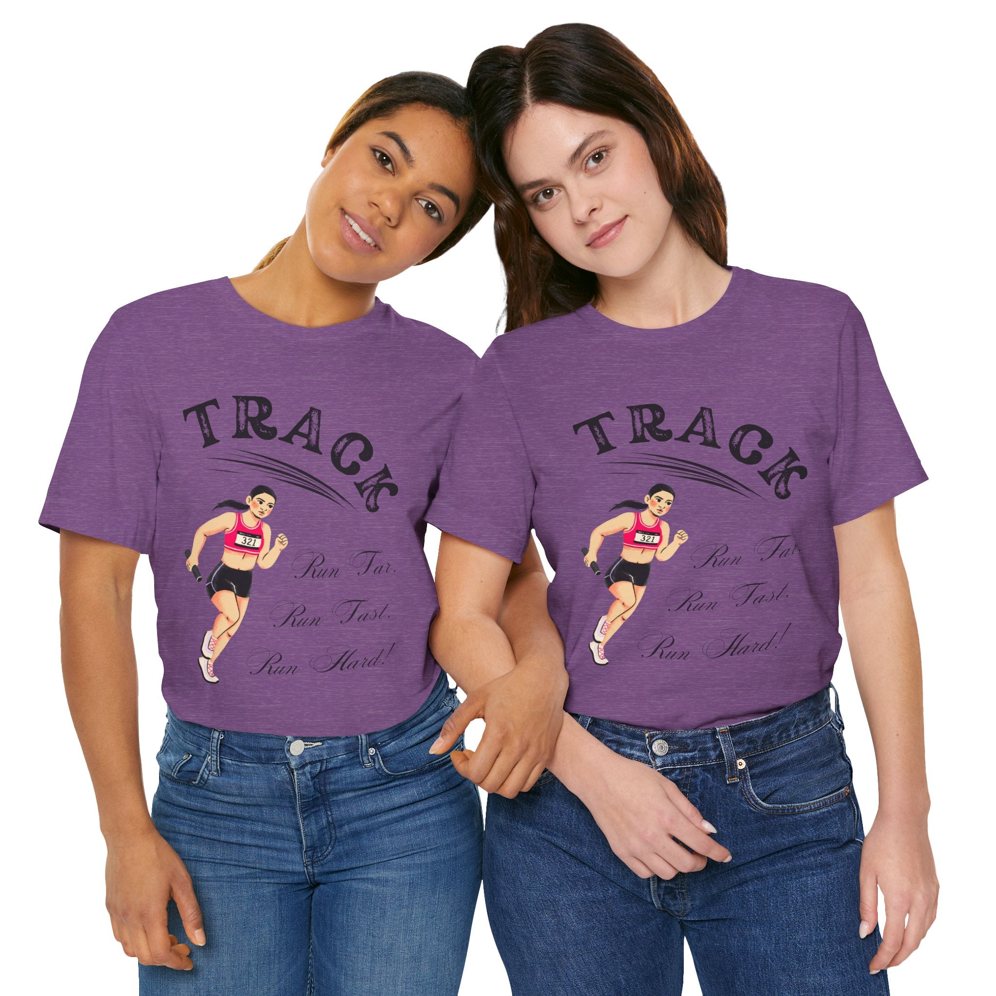 Adult Track Female Graphic T-Shirt