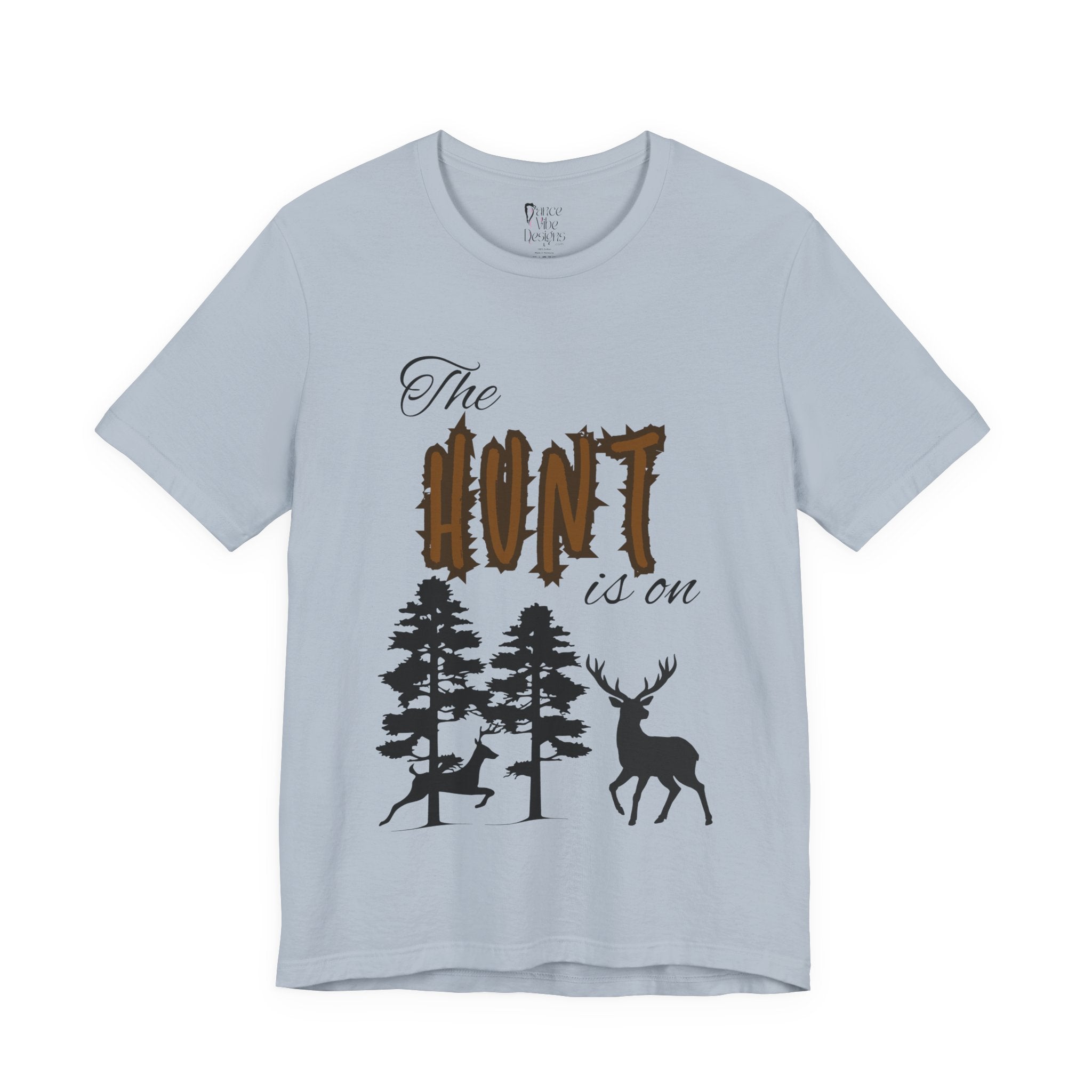 Adult Hunting The Hunt Is On Graphic T-Shirt