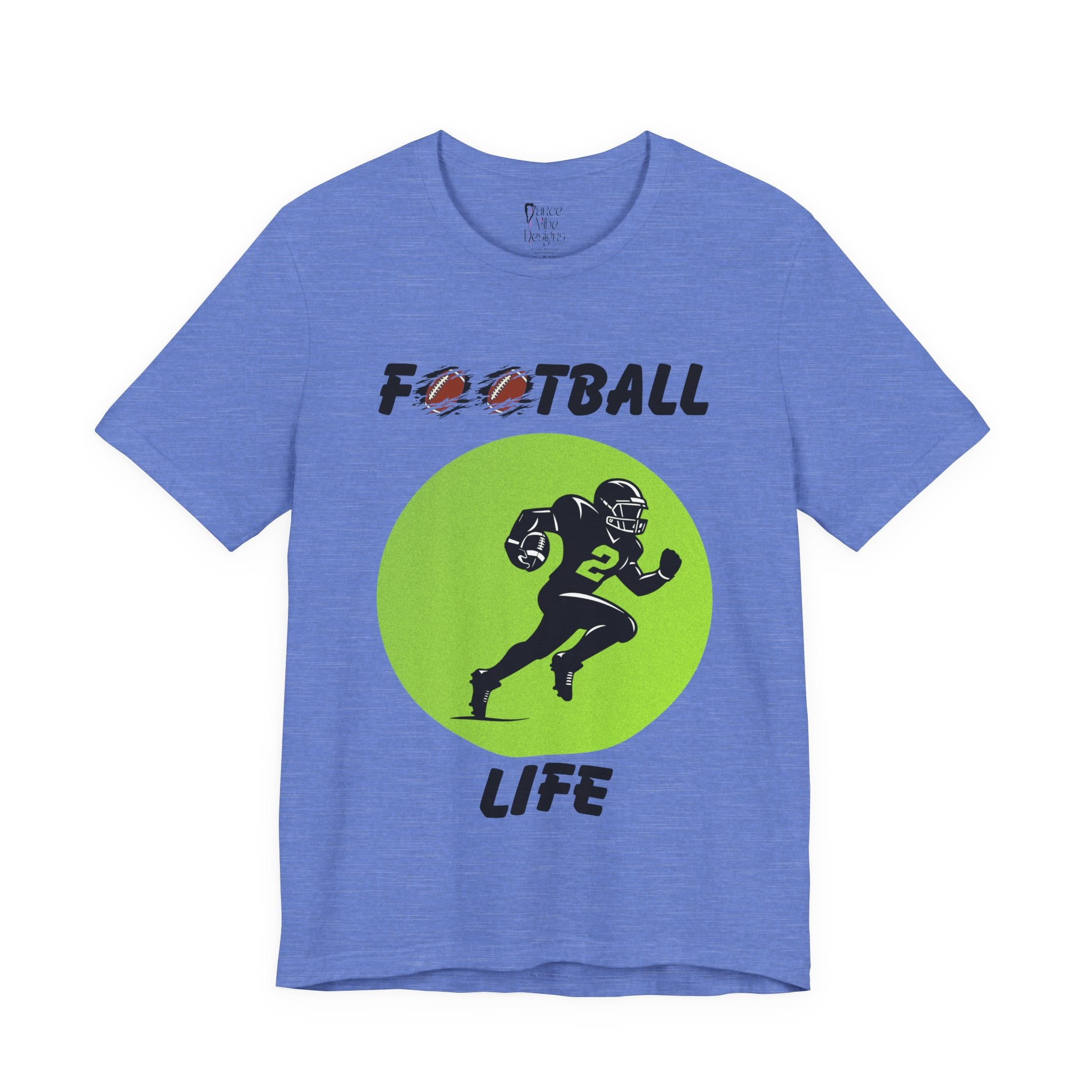 Adult Football Life Graphic T-Shirt
