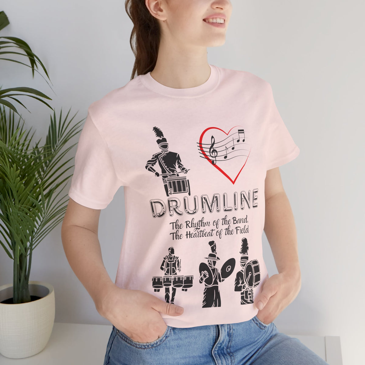 Adult Drumline Marching Band Graphic T-Shirt