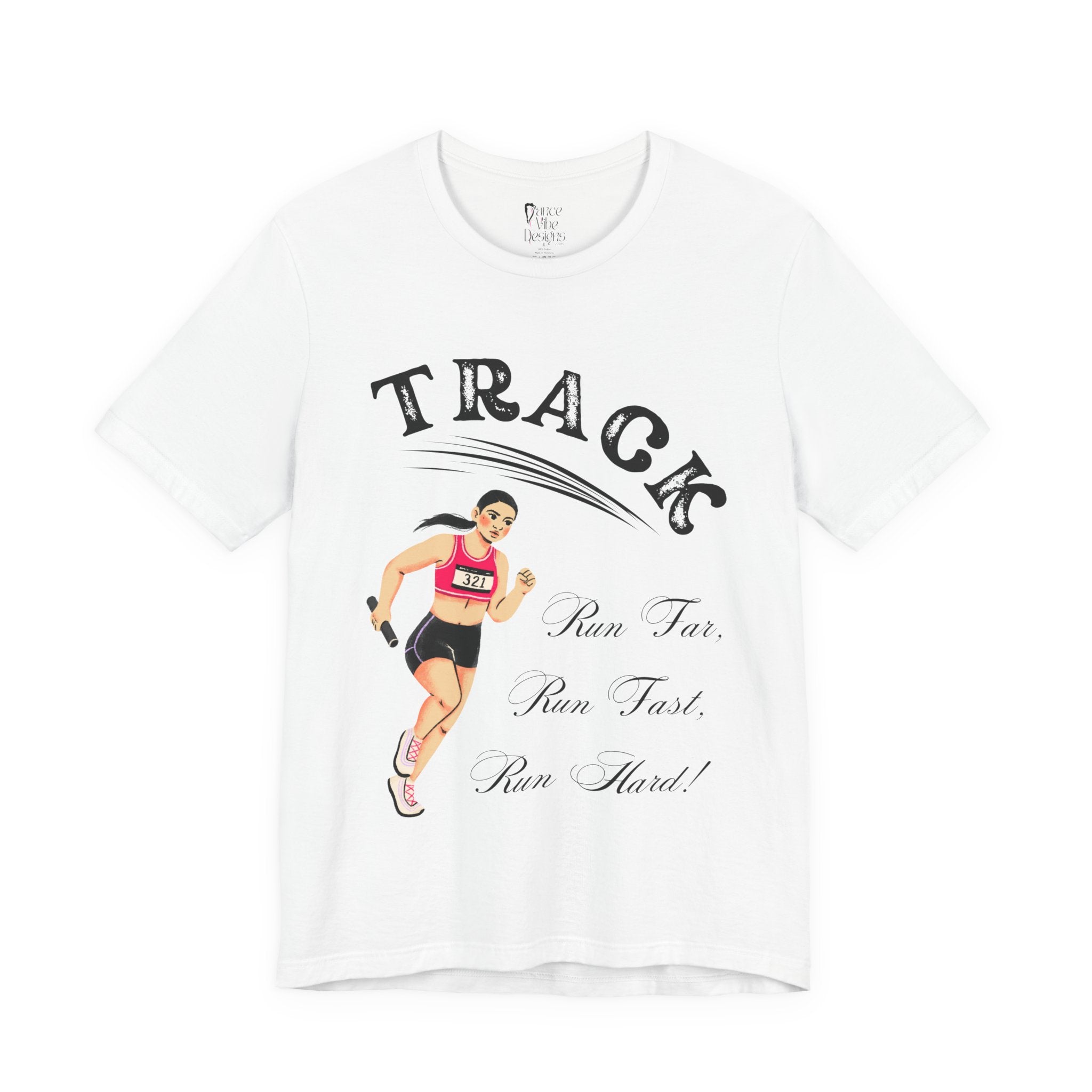 Adult Track Female Graphic T-Shirt