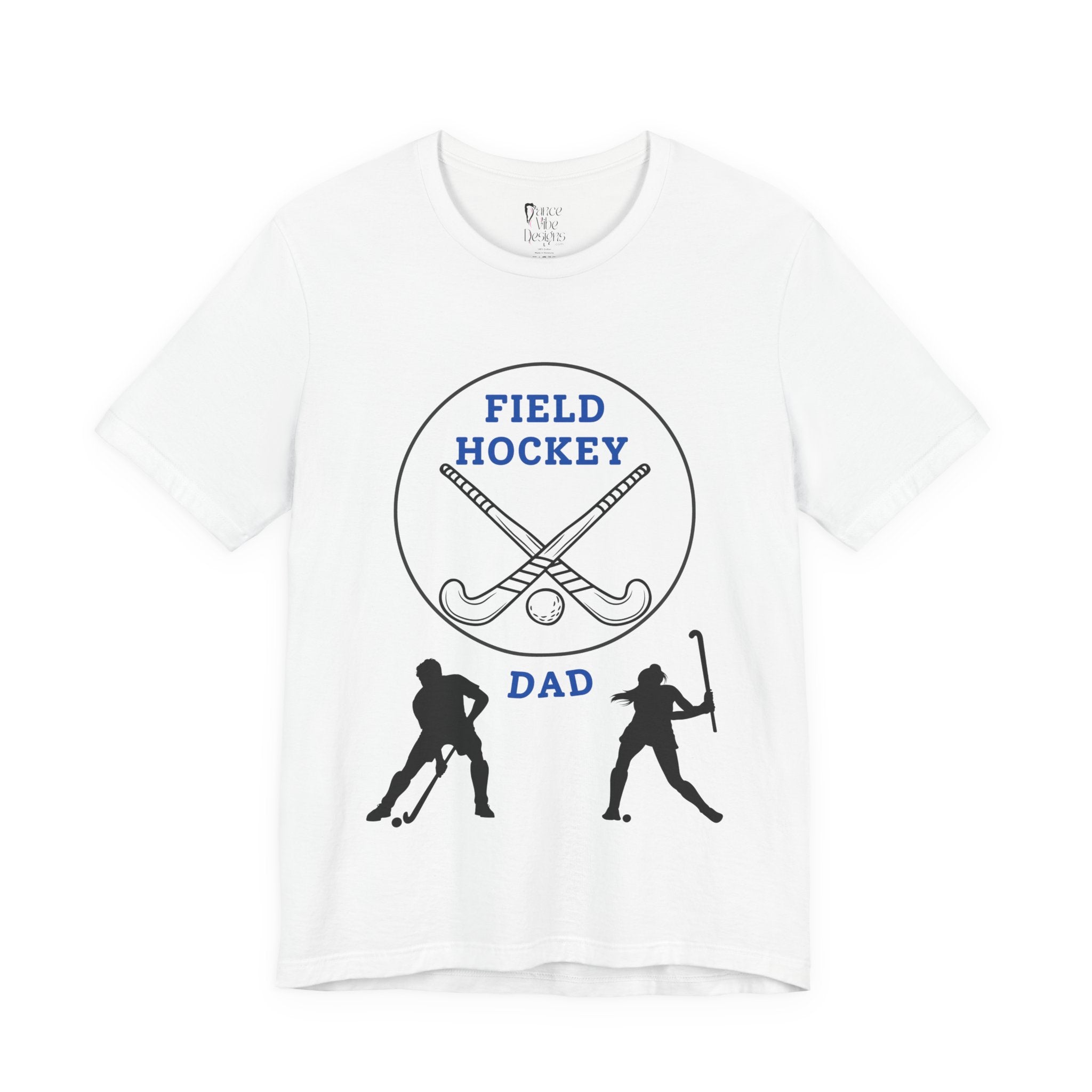 Adult Dad Field Hockey Graphic T-Shirt