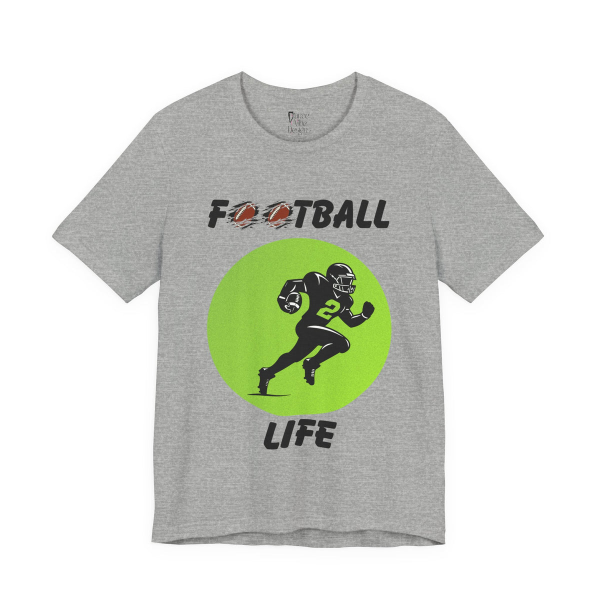 Adult Football Life Graphic T-Shirt