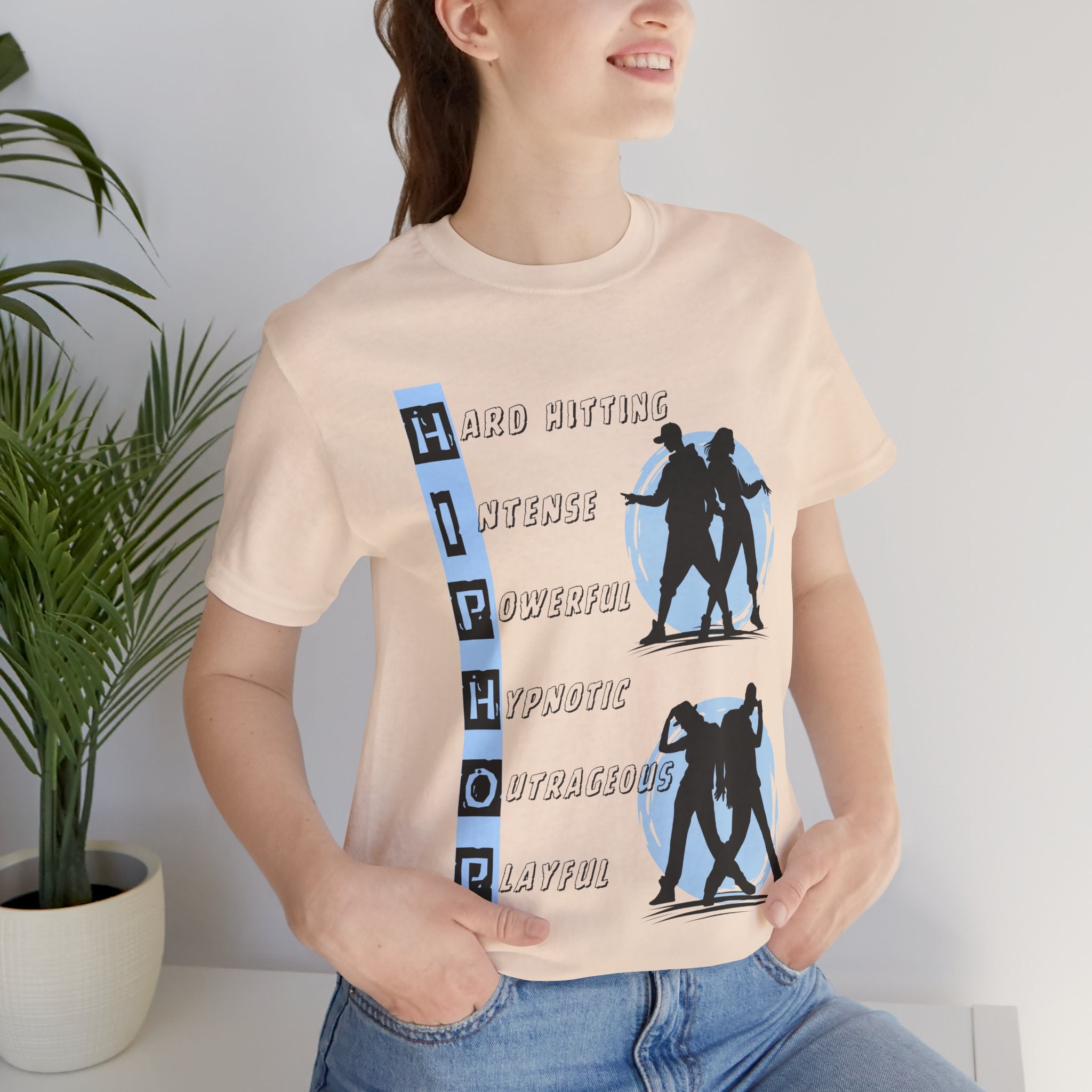 Adult Hip Hop Dance Couples Graphic T-Shirt