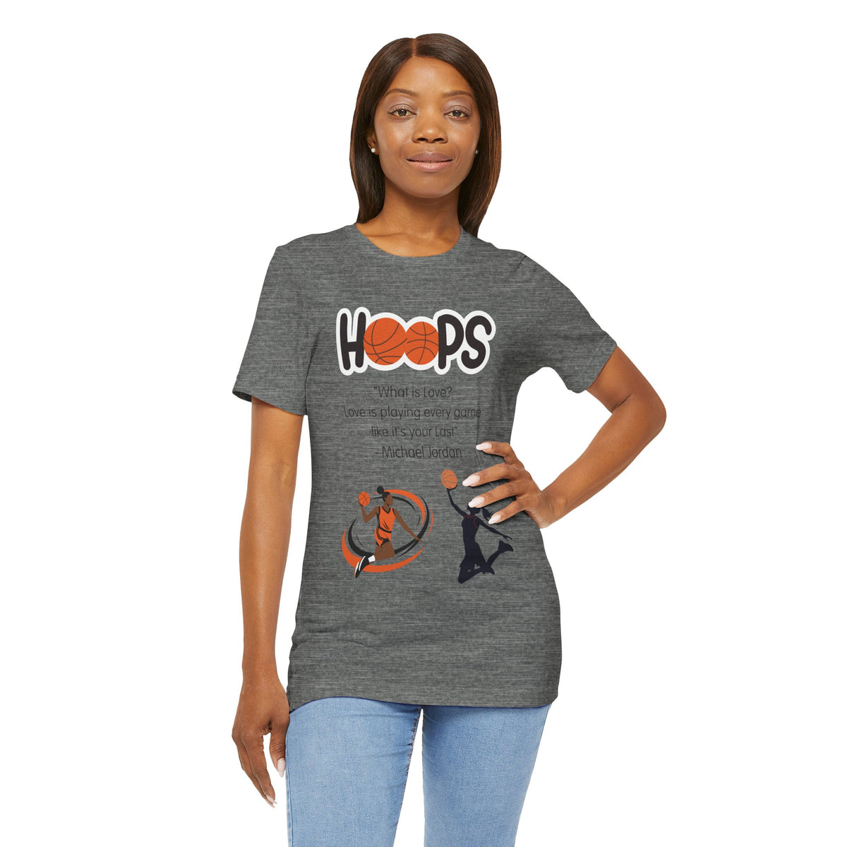 Adult Basketball Female Graphic T-Shirt