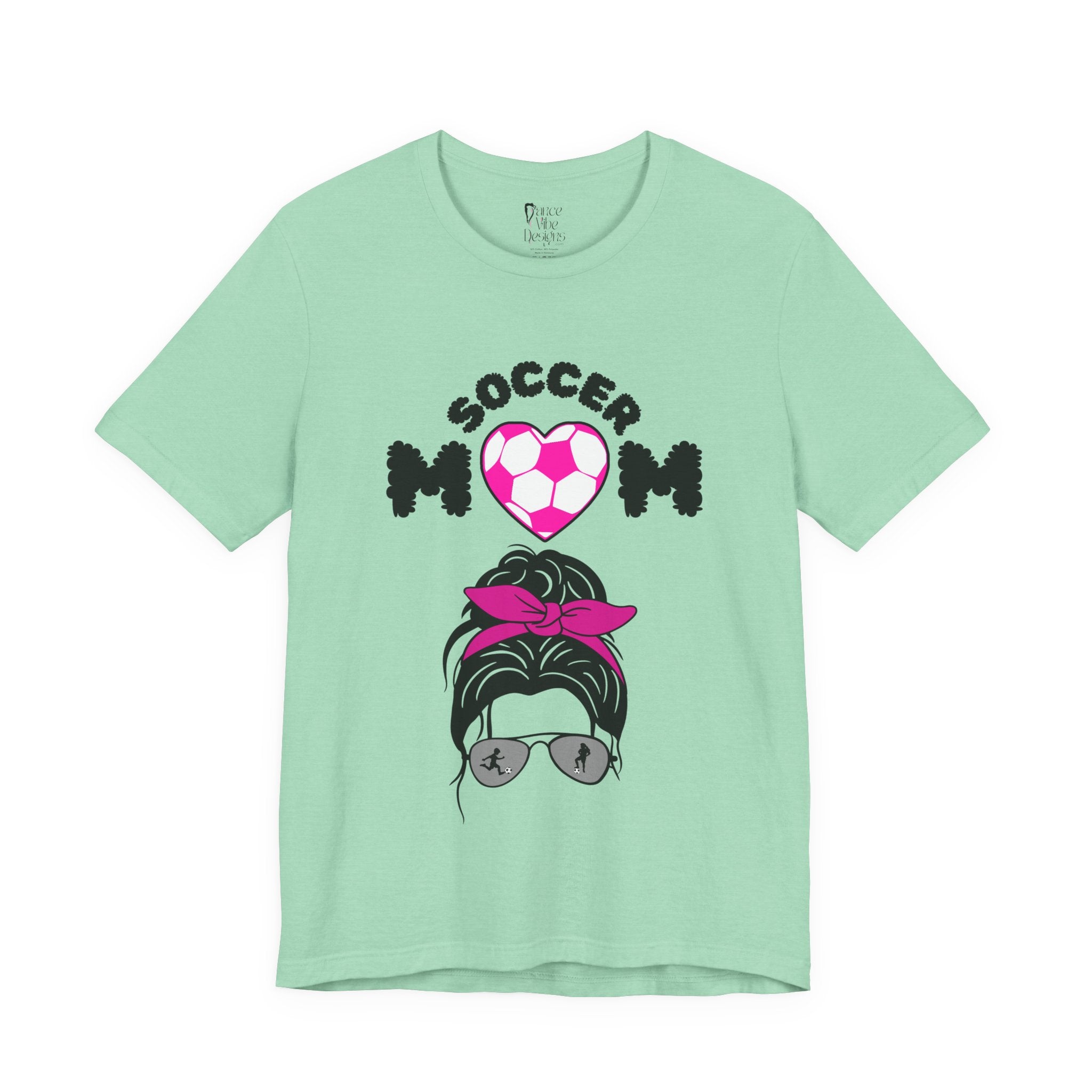 Adult Mom Soccer Graphic T-Shirt