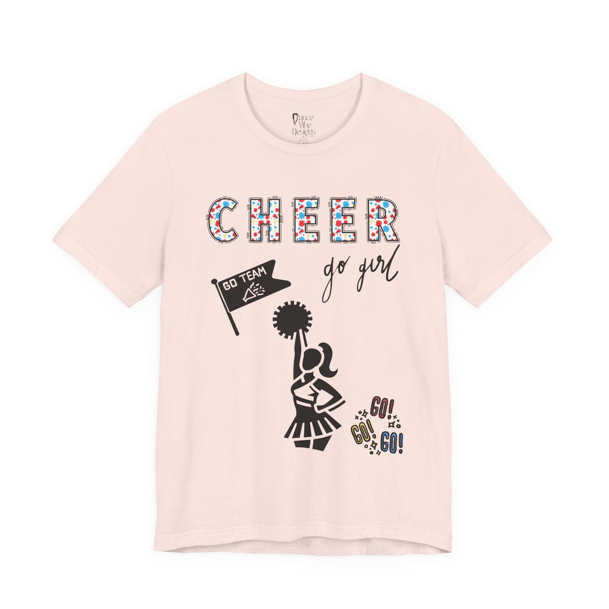 Adult Cheer Go Girl Graphic T-Shirt
