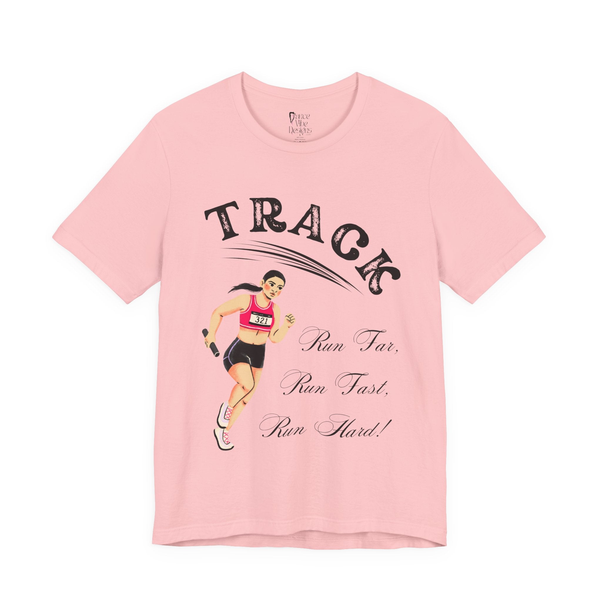 Adult Track Female Graphic T-Shirt