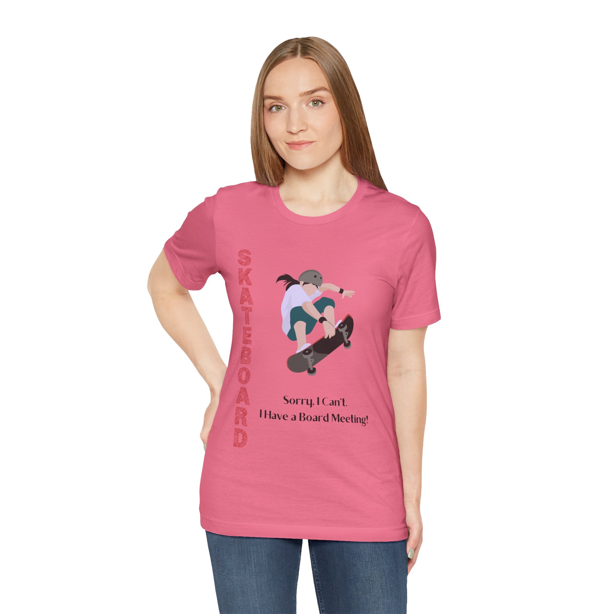 Adult Skateboard Female Graphic T-Shirt