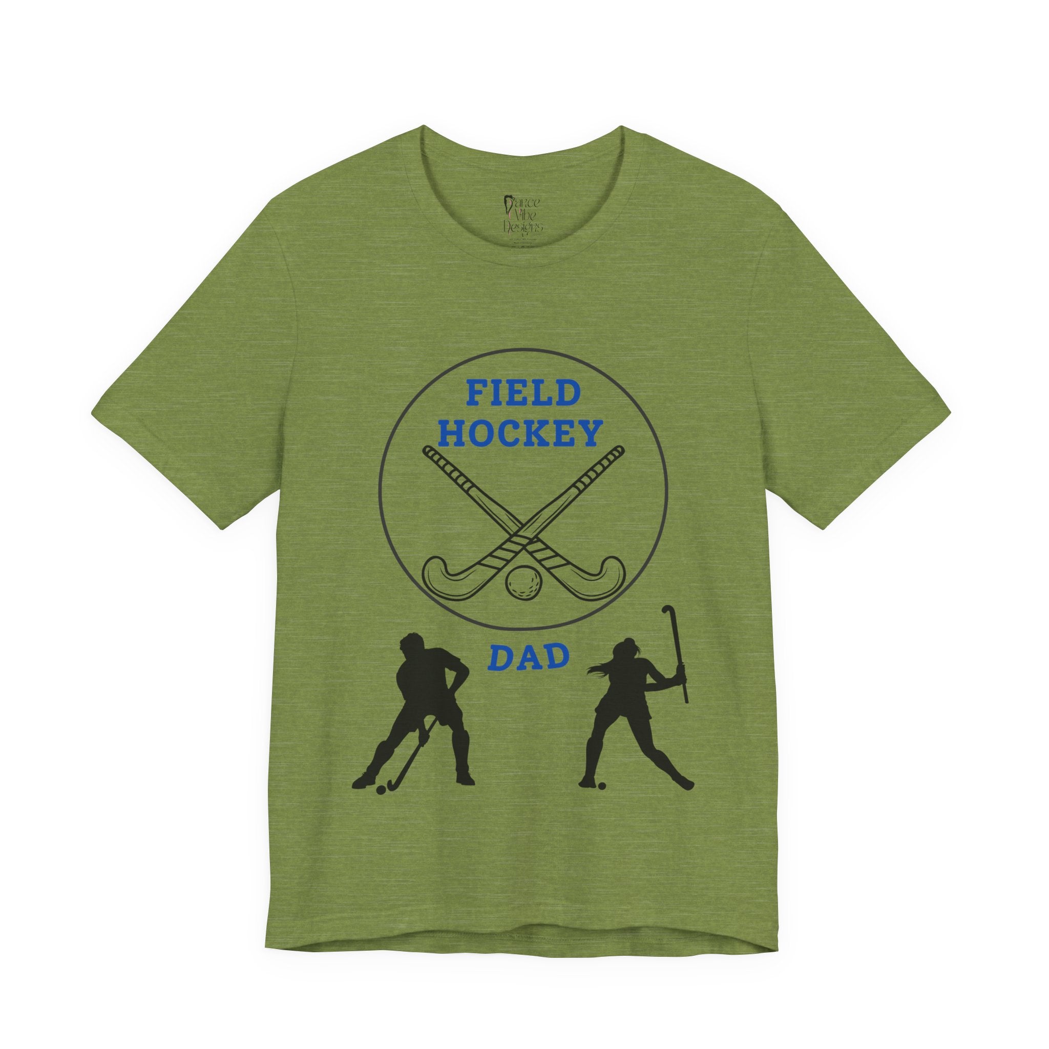 Adult Dad Field Hockey Graphic T-Shirt