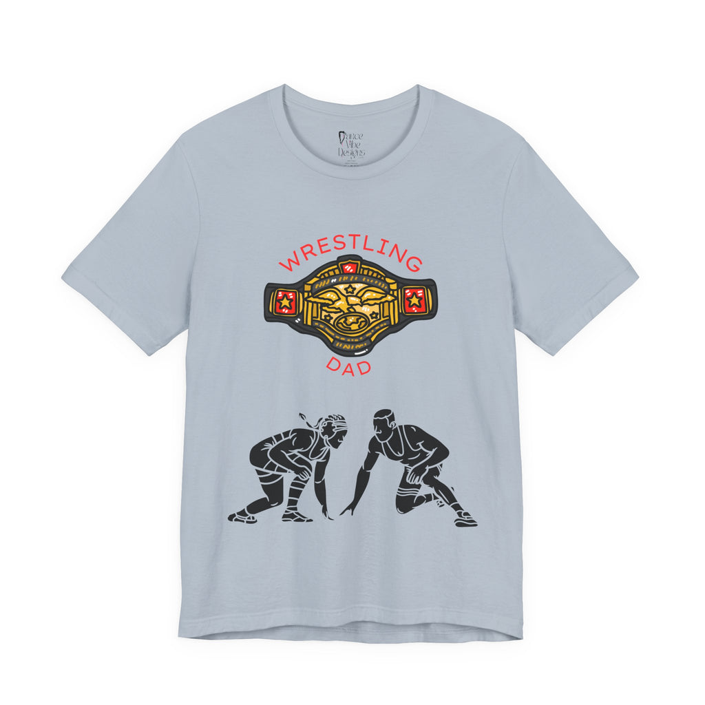 Adult Dad Wrestling Graphic T-Shirt