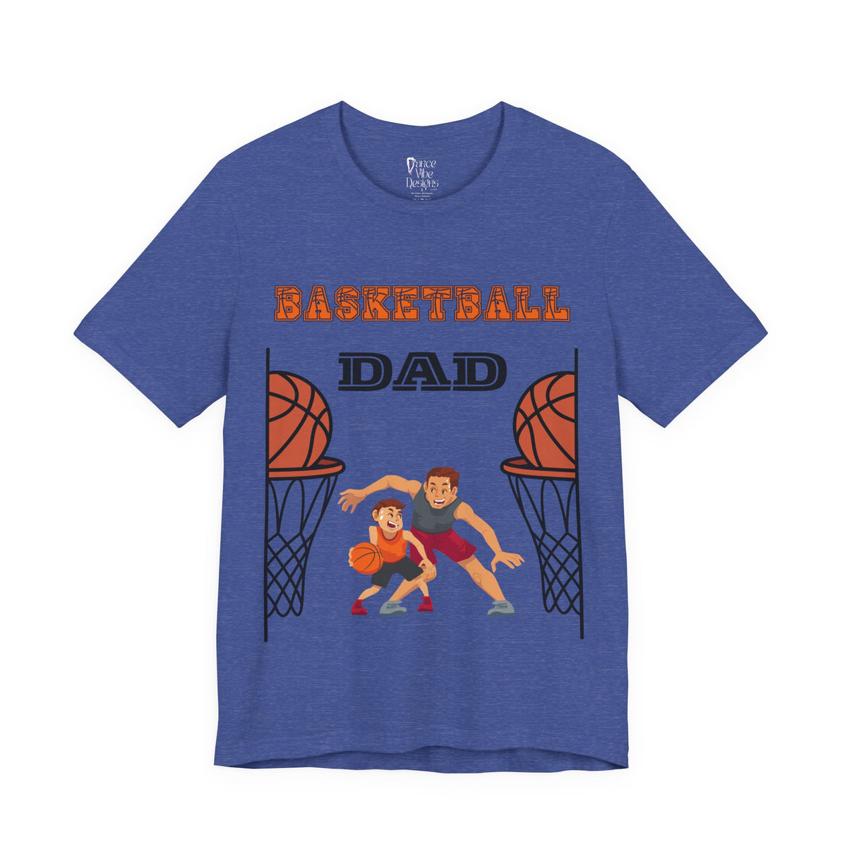Adult Dad Basketball Son Graphic T-Shirt