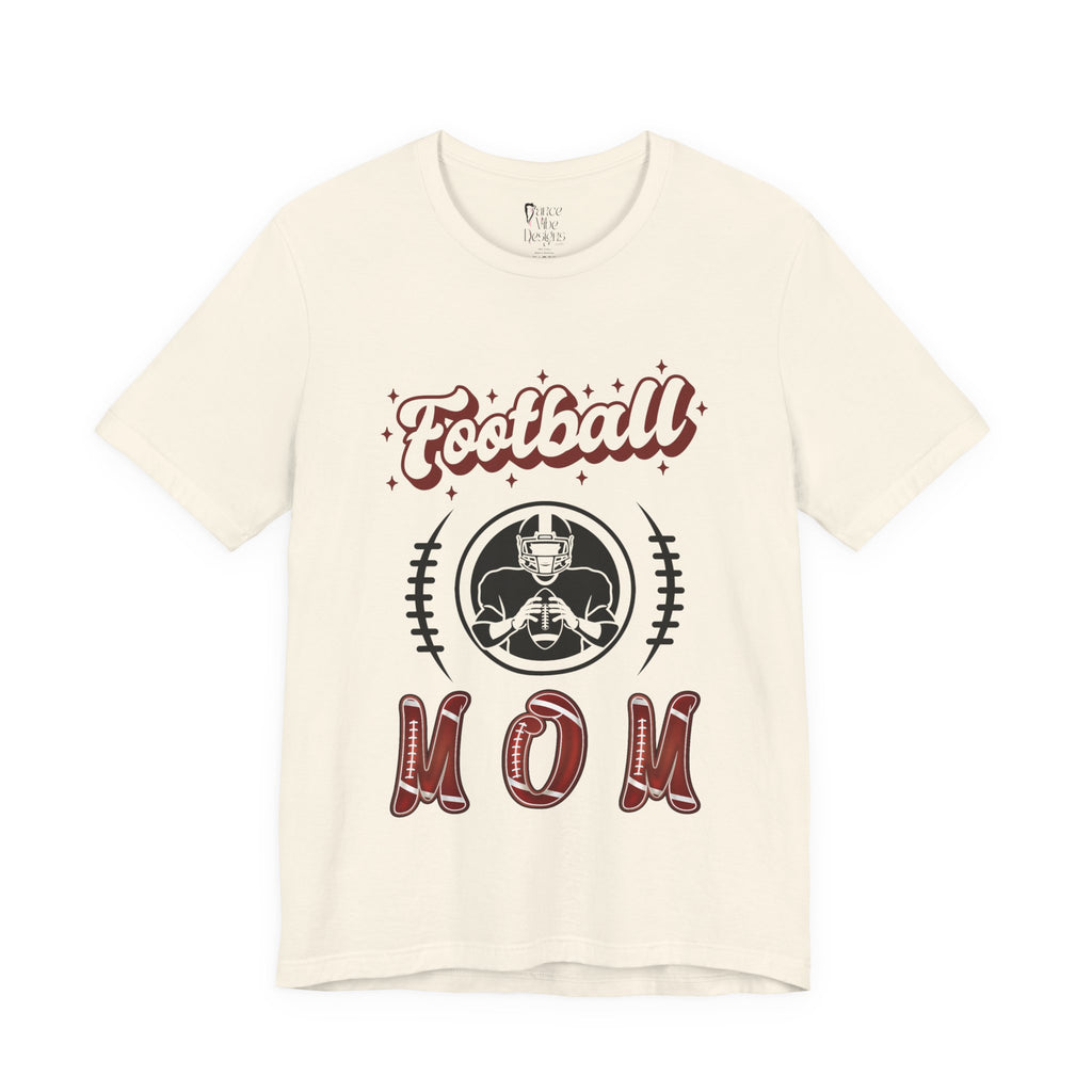 Adult Mom Football Graphic T-Shirt