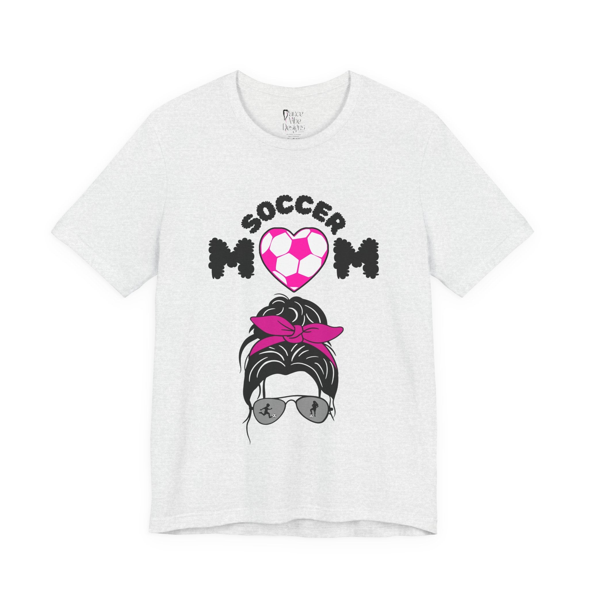 Adult Mom Soccer Graphic T-Shirt
