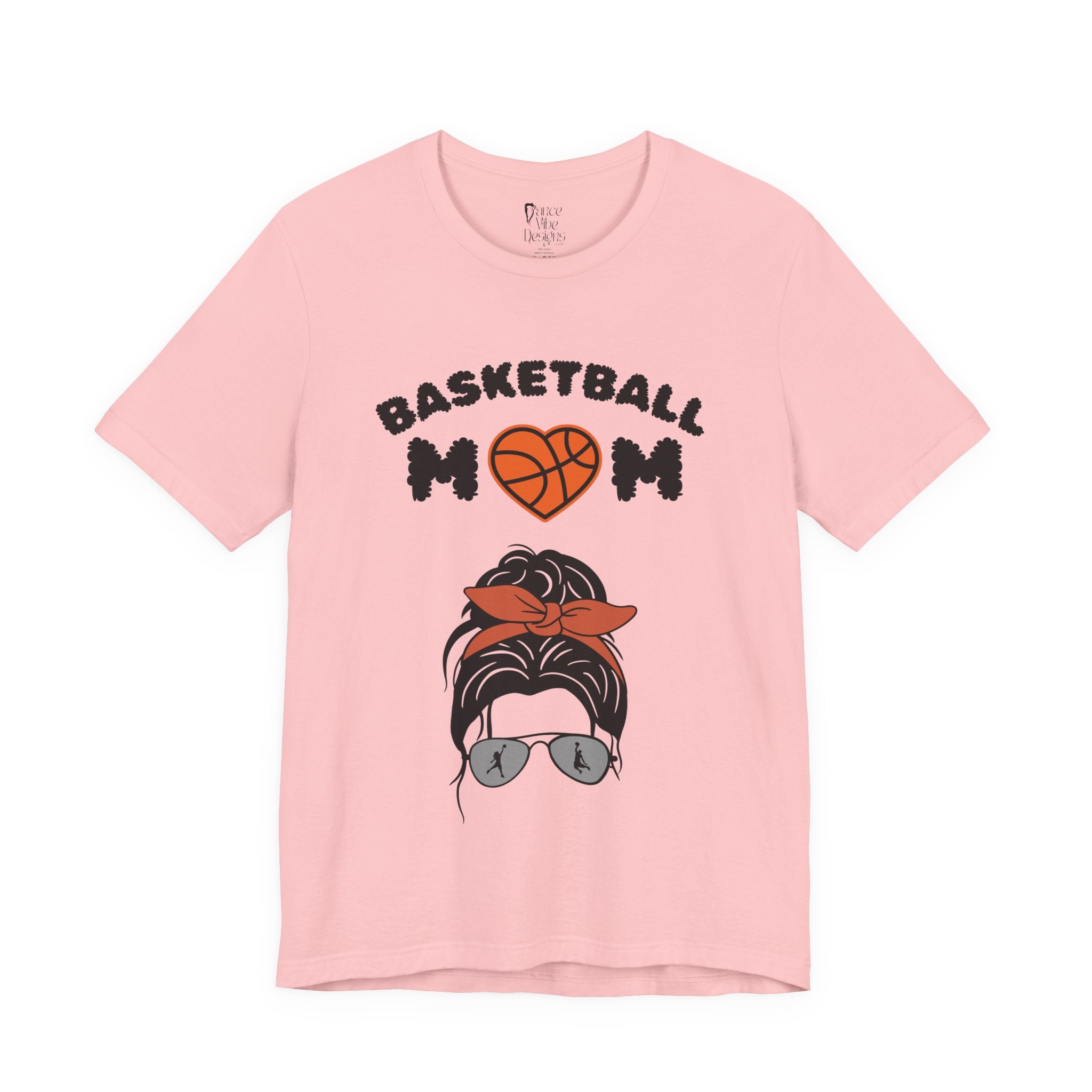 Adult Mom Basketball Graphic T-Shirt