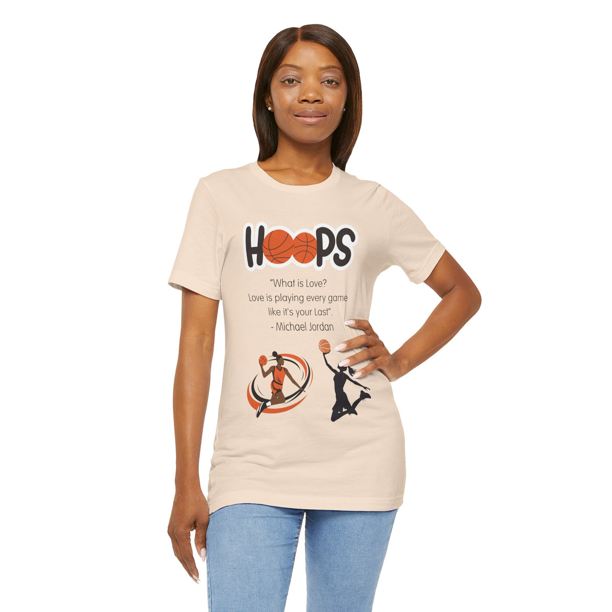Adult Basketball Female Graphic T-Shirt