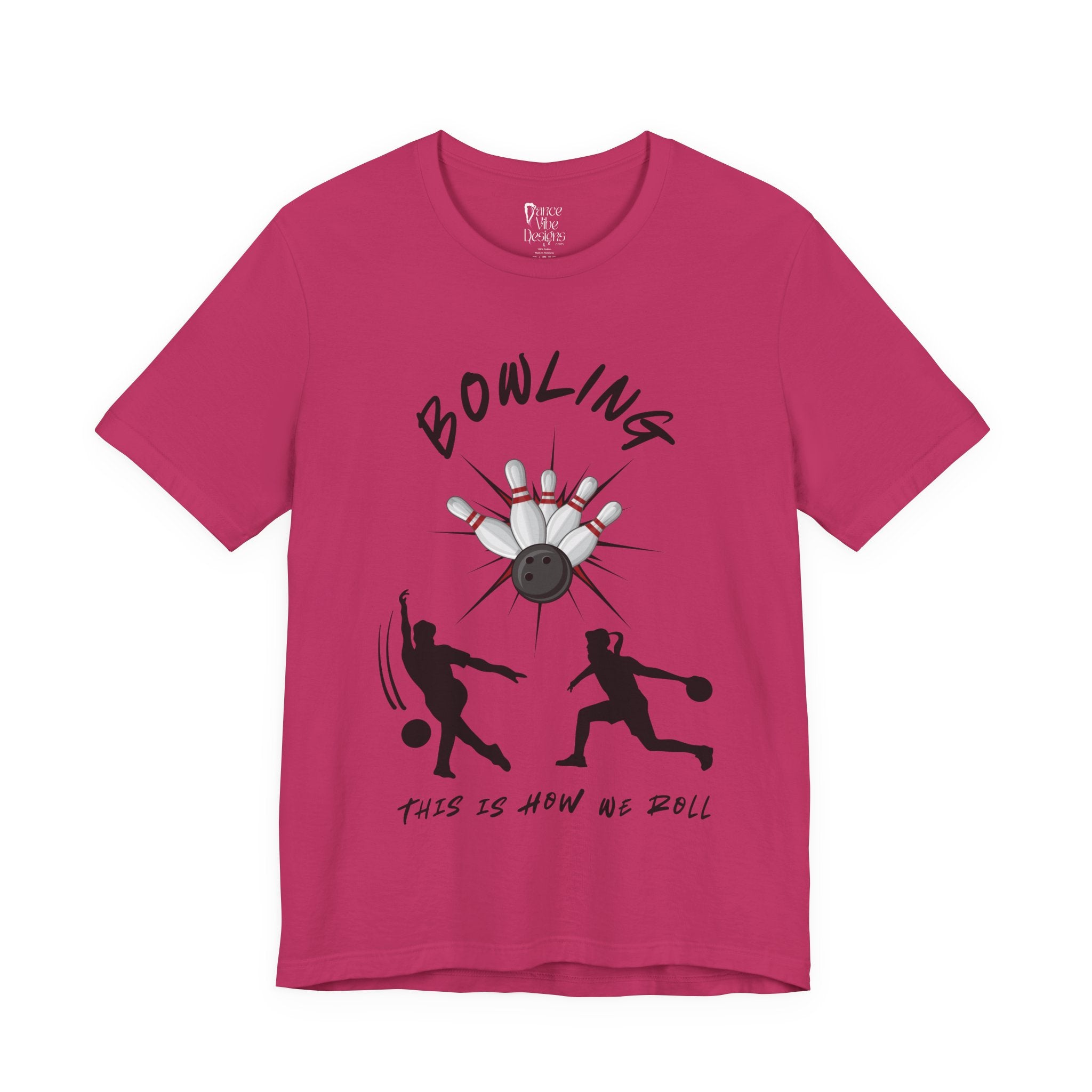 Adult Bowling This Is How We Roll Graphic T-Shirt