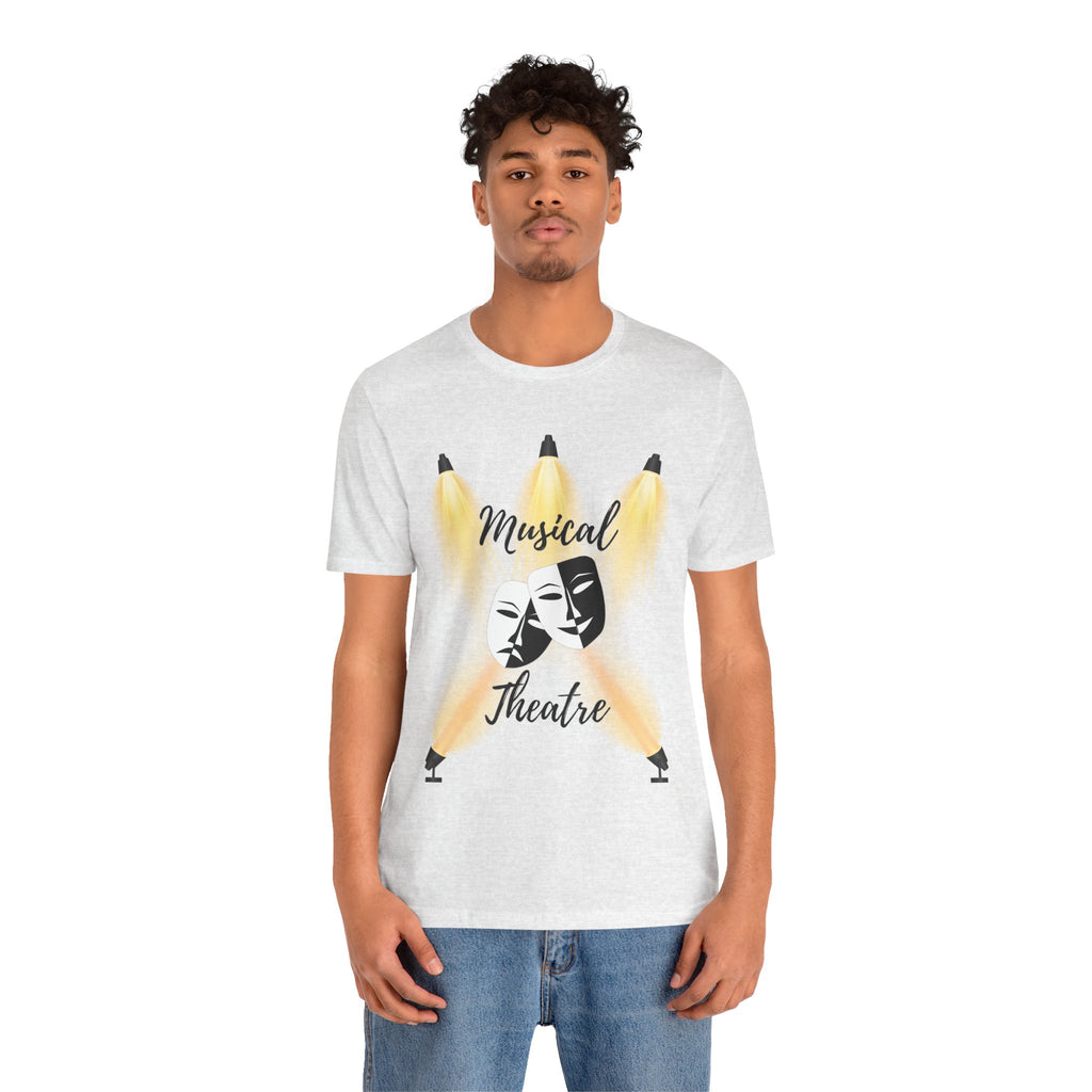 Adult Musical Theater Spotlight Graphic T-Shirt