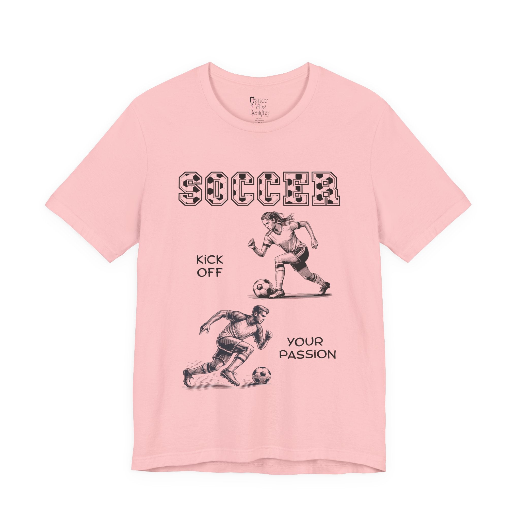 Adult Soccer Kick Off Your Passion Graphic T-Shirt