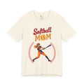 Adult Mom Softball Graphic T-Shirt