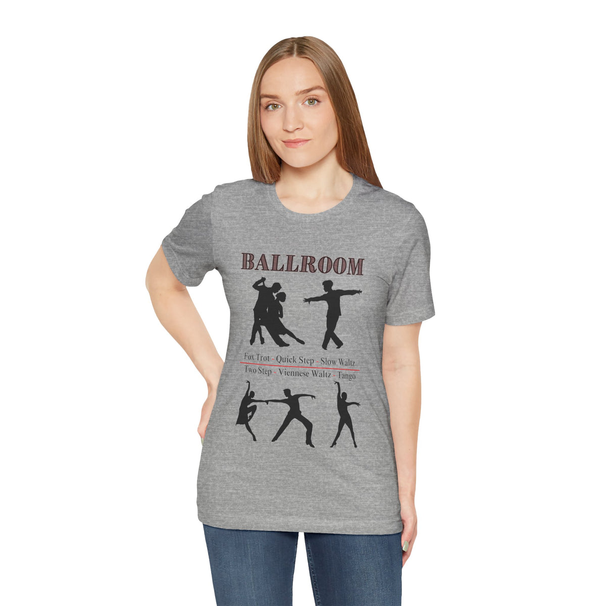 Adult Ballroom Latin Dancers Graphic T-Shirt