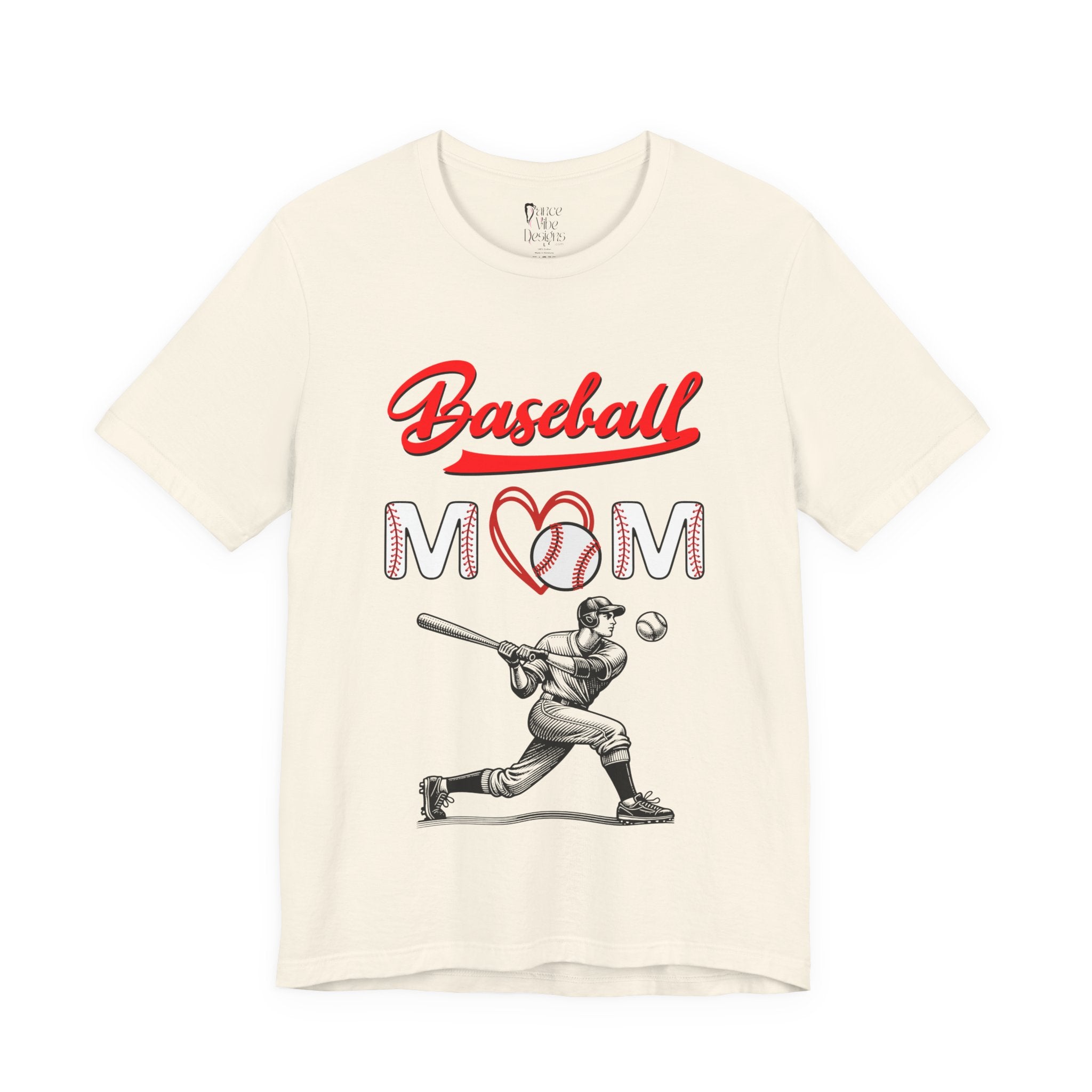 Adult Mom Baseball Graphic T-Shirt