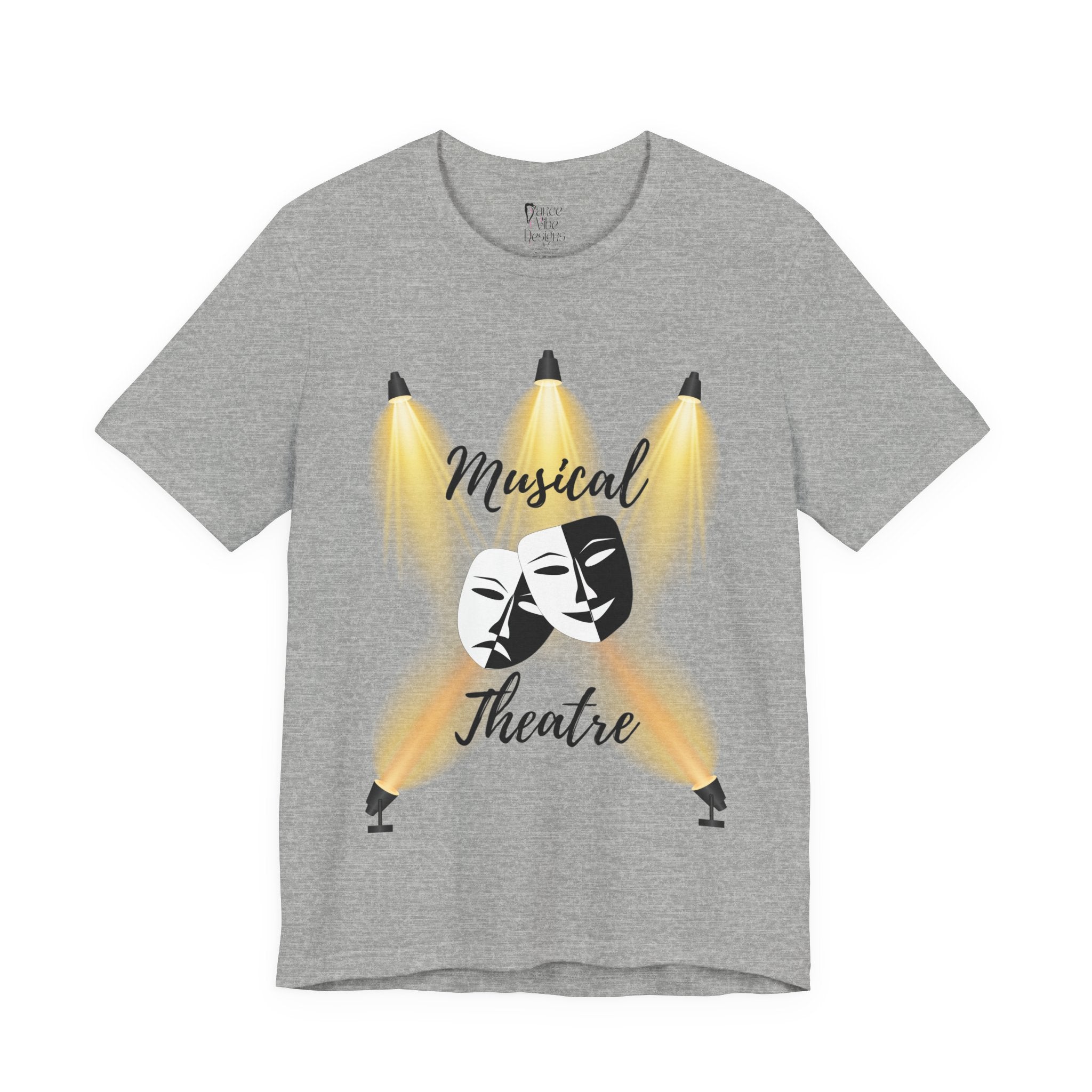 Adult Musical Theater Spotlight Graphic T-Shirt
