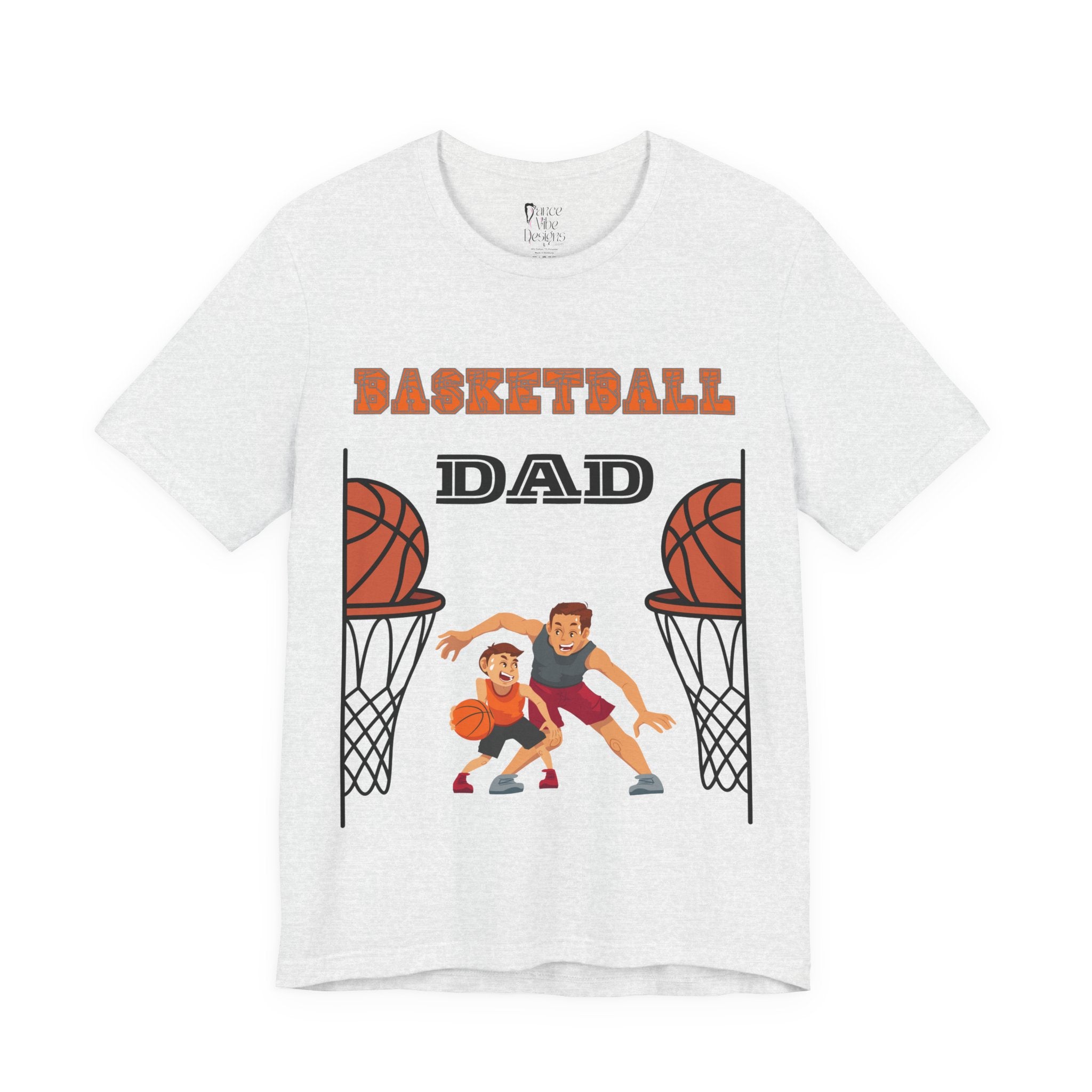 Adult Dad Basketball Son Graphic T-Shirt