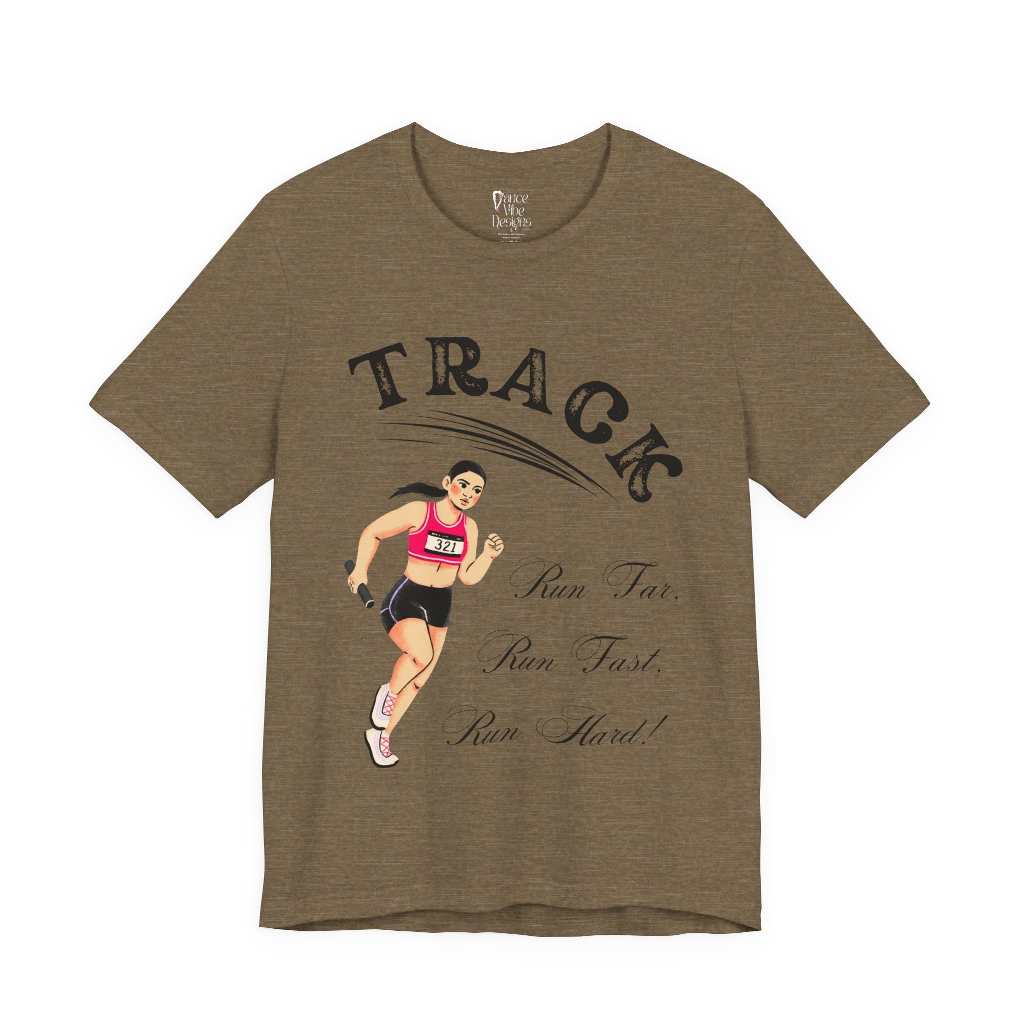 Adult Track Female Graphic T-Shirt