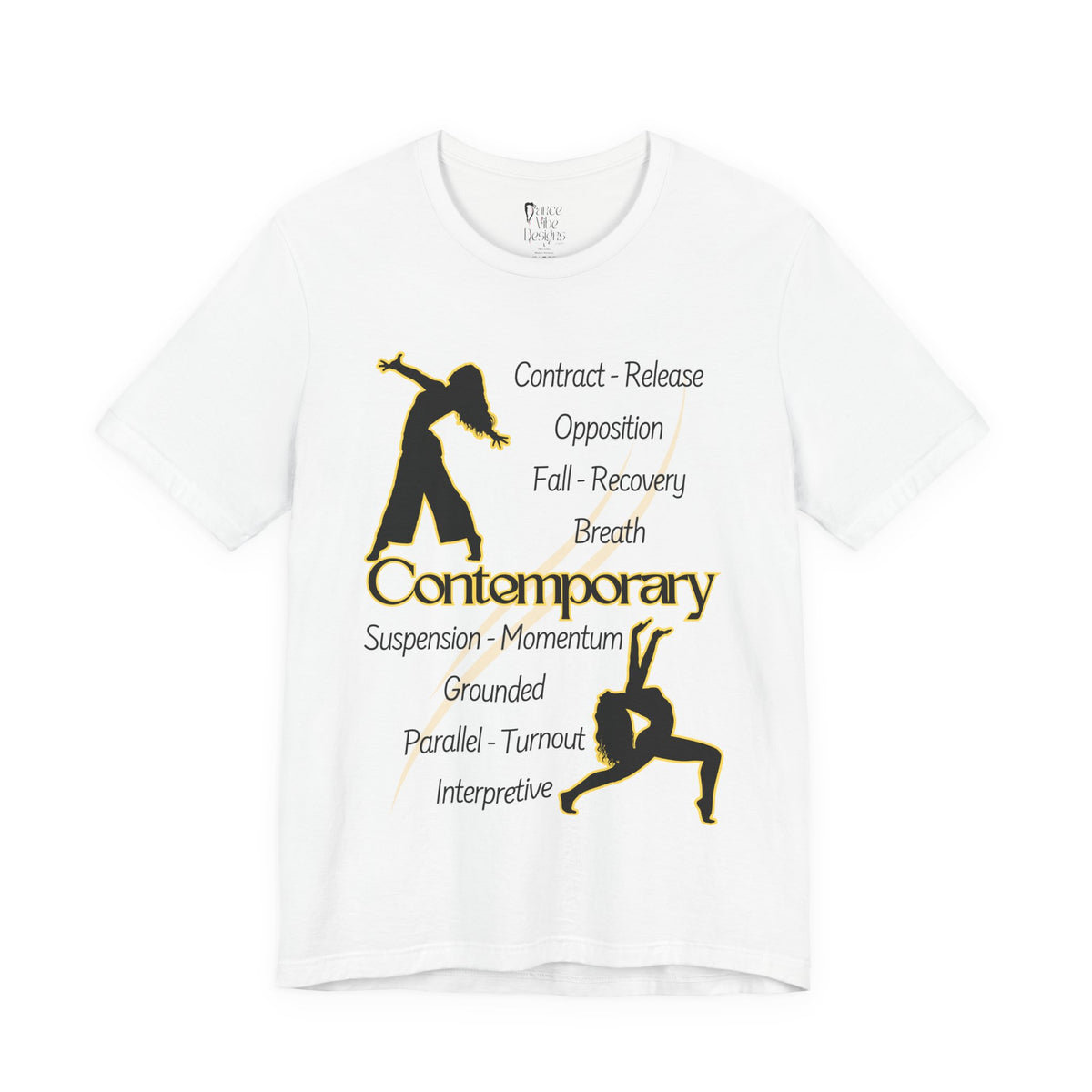 Adult Contemporary Modern Dancers Graphic T-Shirt