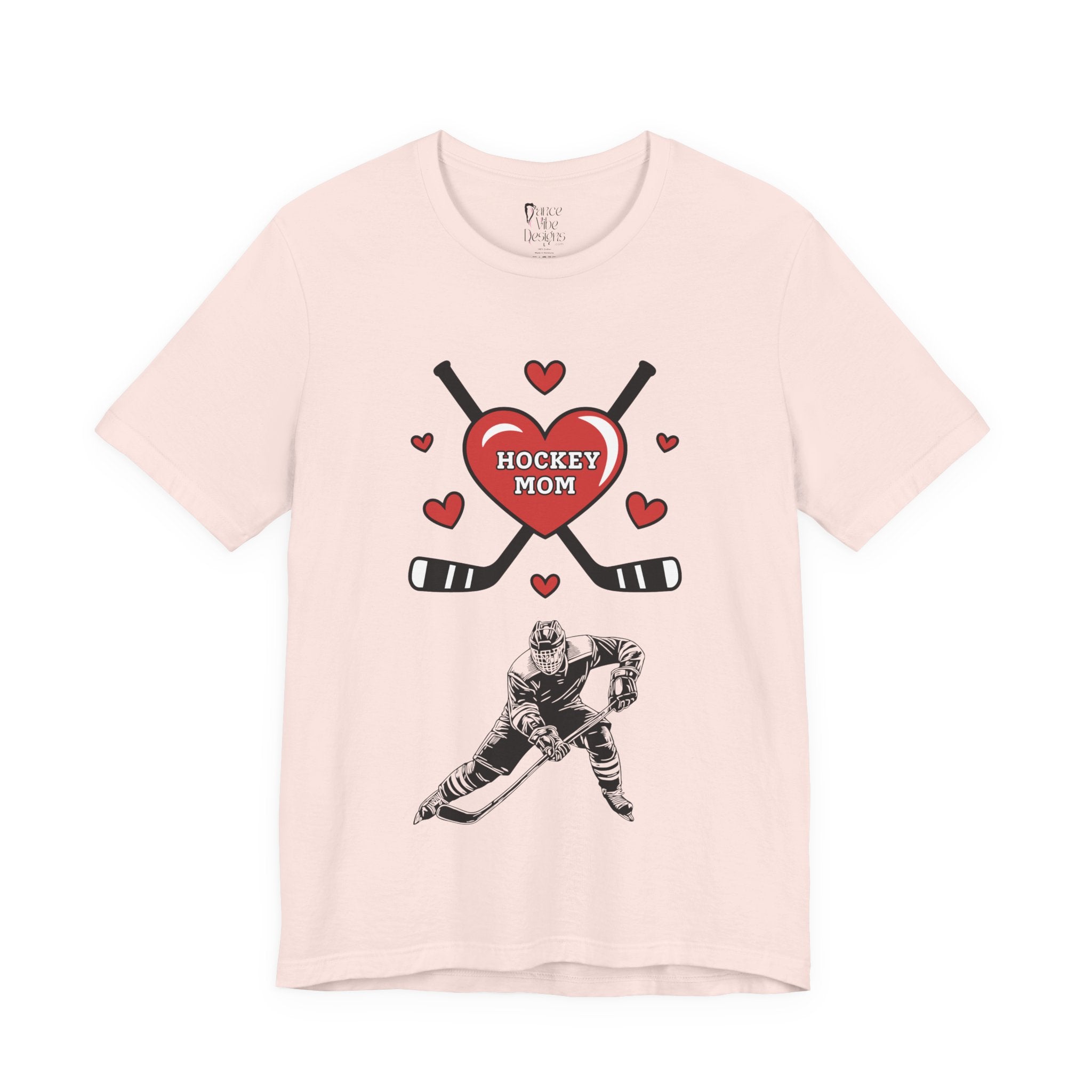Adult Mom Hockey Son Graphic T-Shirt