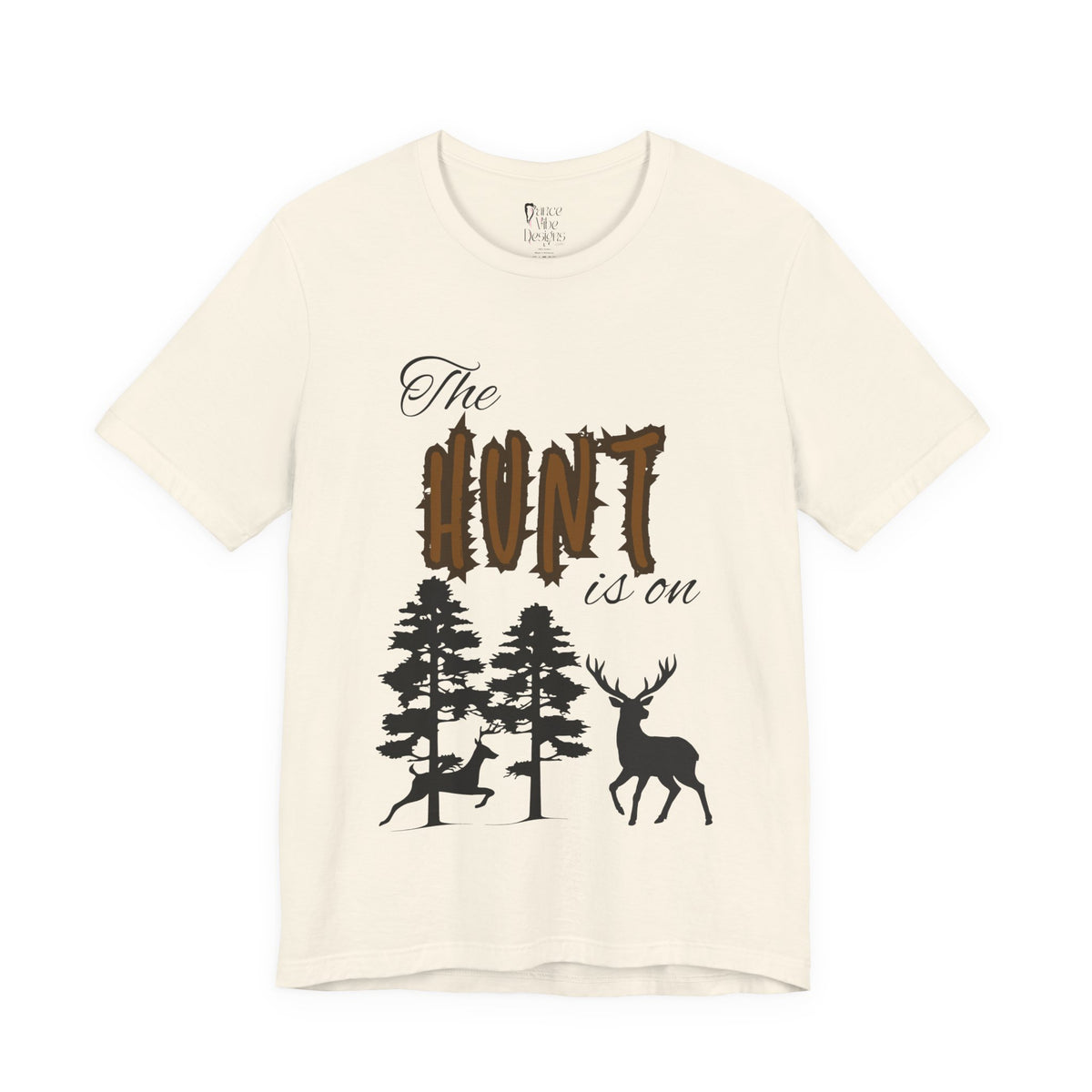 Adult Hunting The Hunt Is On Graphic T-Shirt